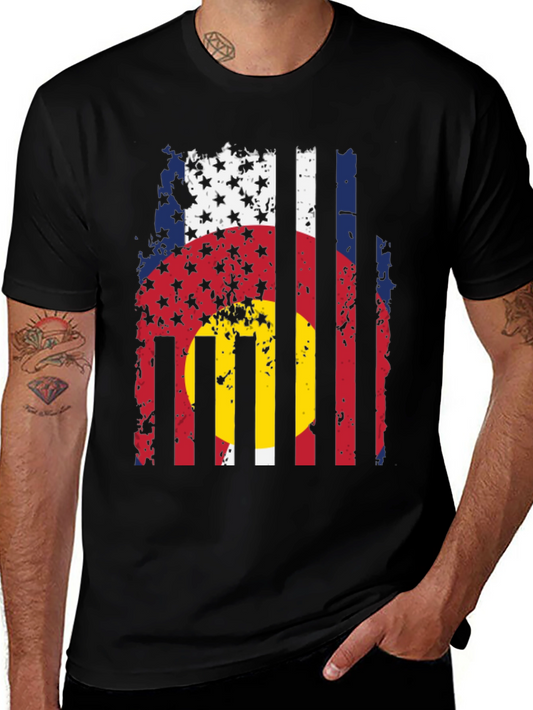 Colorado Flag T-Shirt - Patriotic Graphic Tee