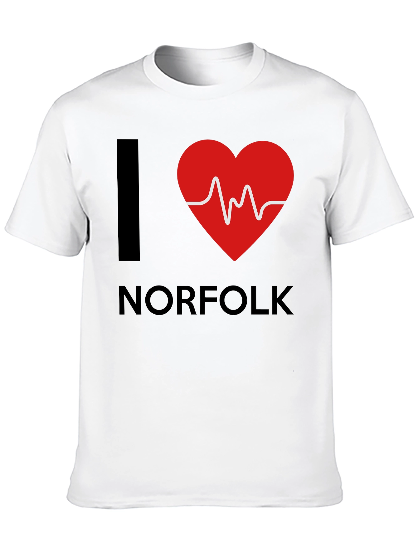 I Heart Norfolk T-Shirt - Black