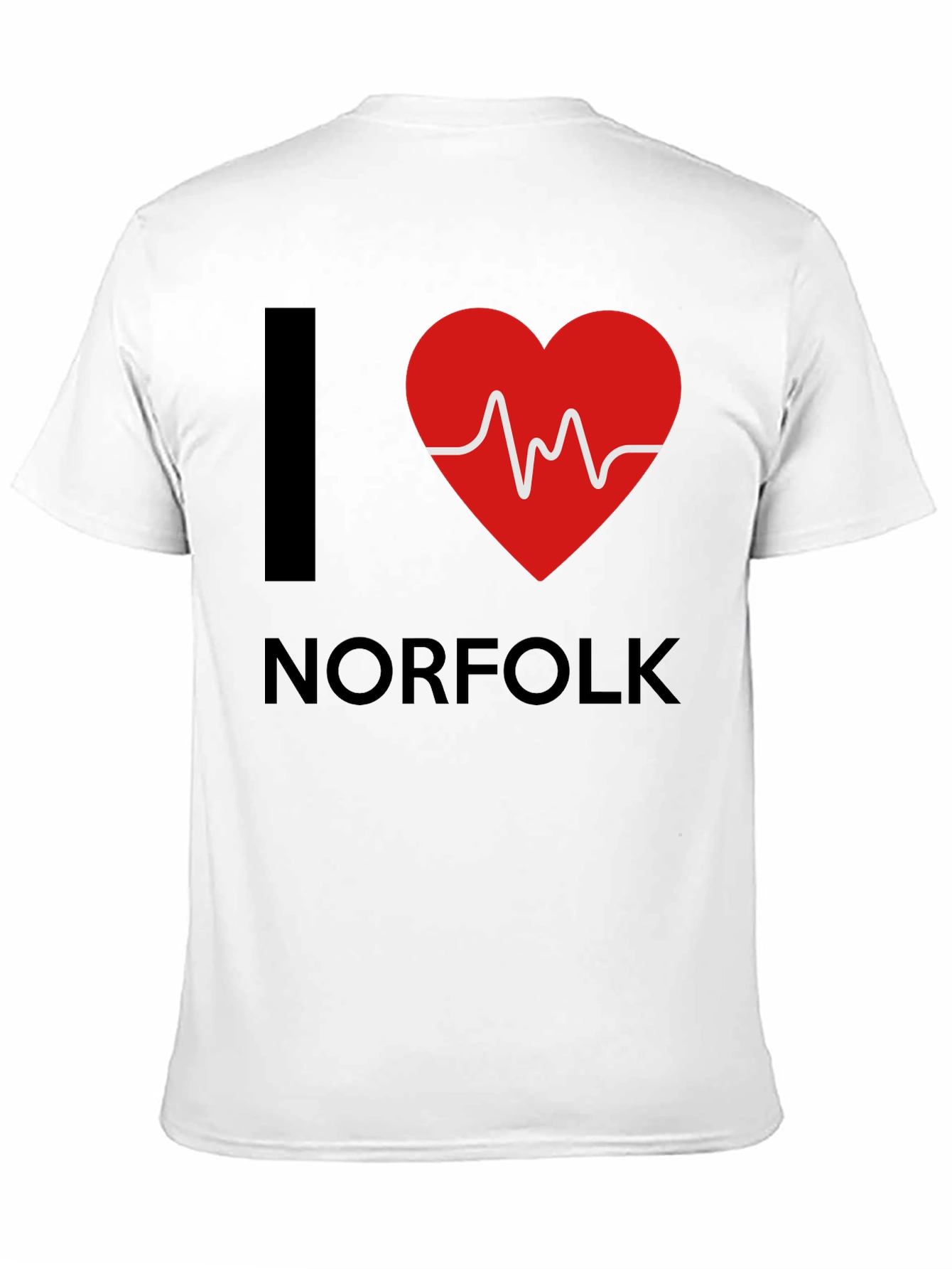 I Heart Norfolk T-Shirt - Black