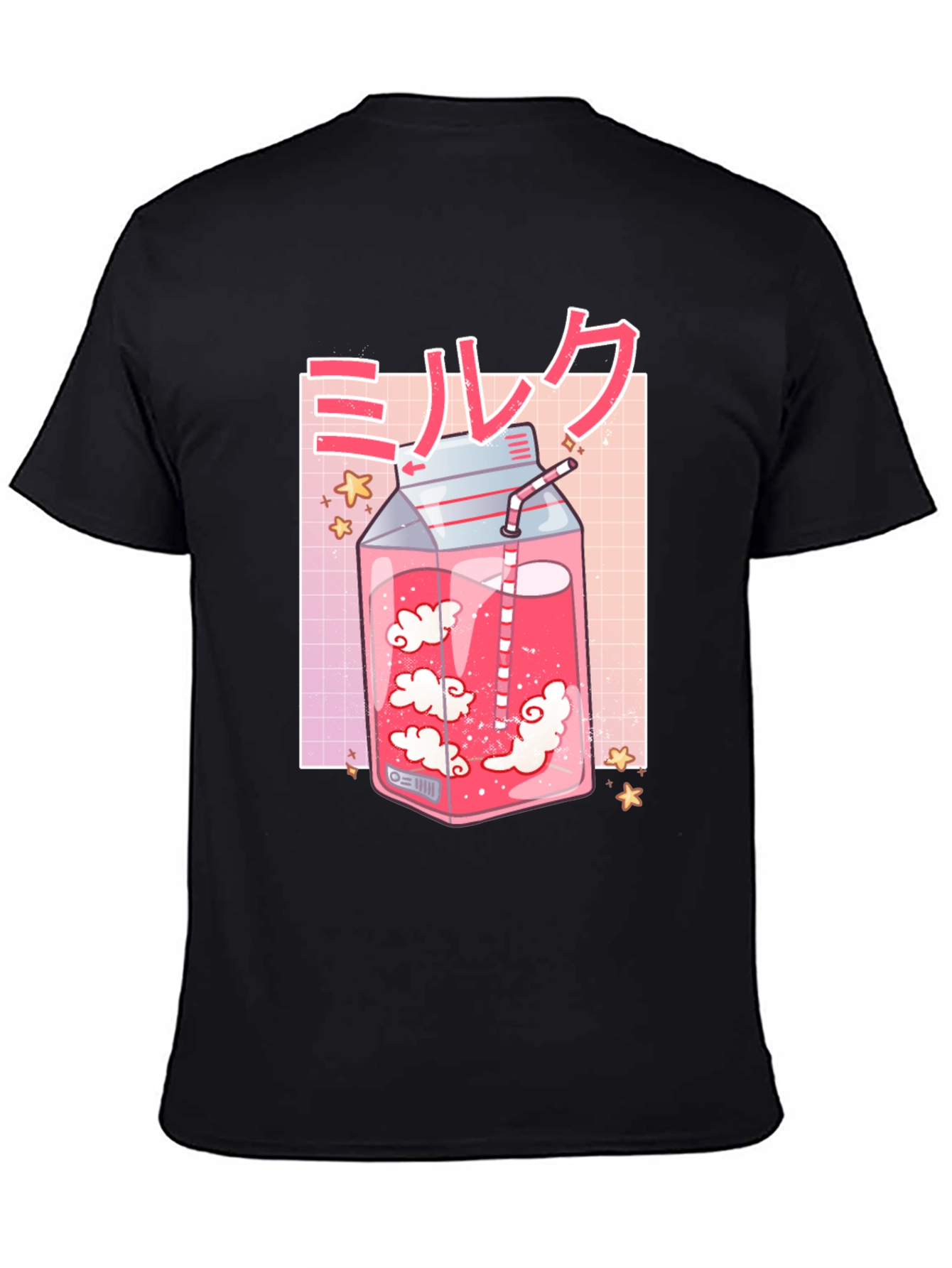 Anime Milk T-Shirt - Kawaii Aesthetic Tee