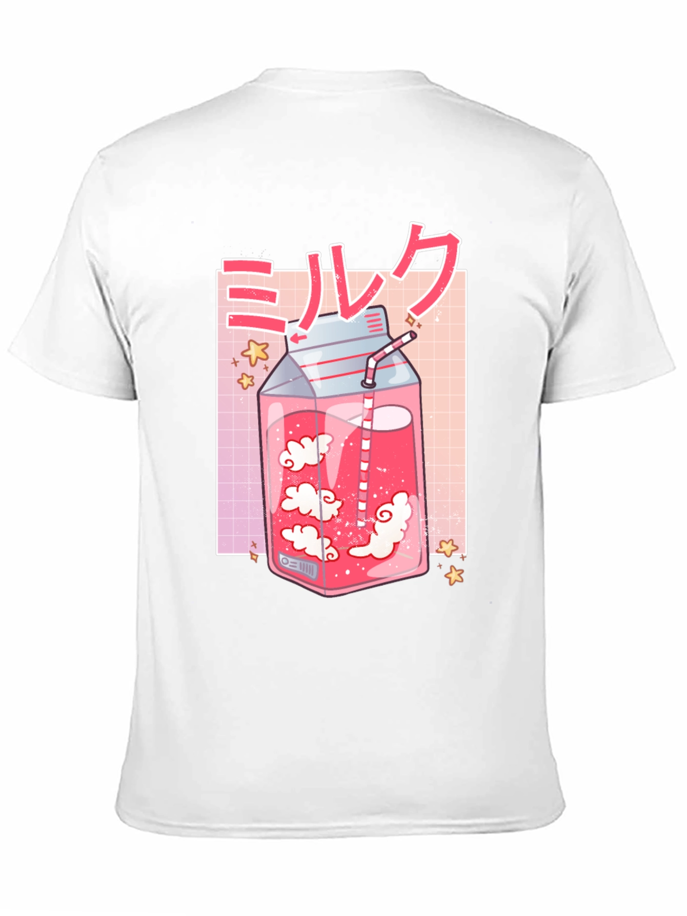 Anime Milk T-Shirt - Kawaii Aesthetic Tee
