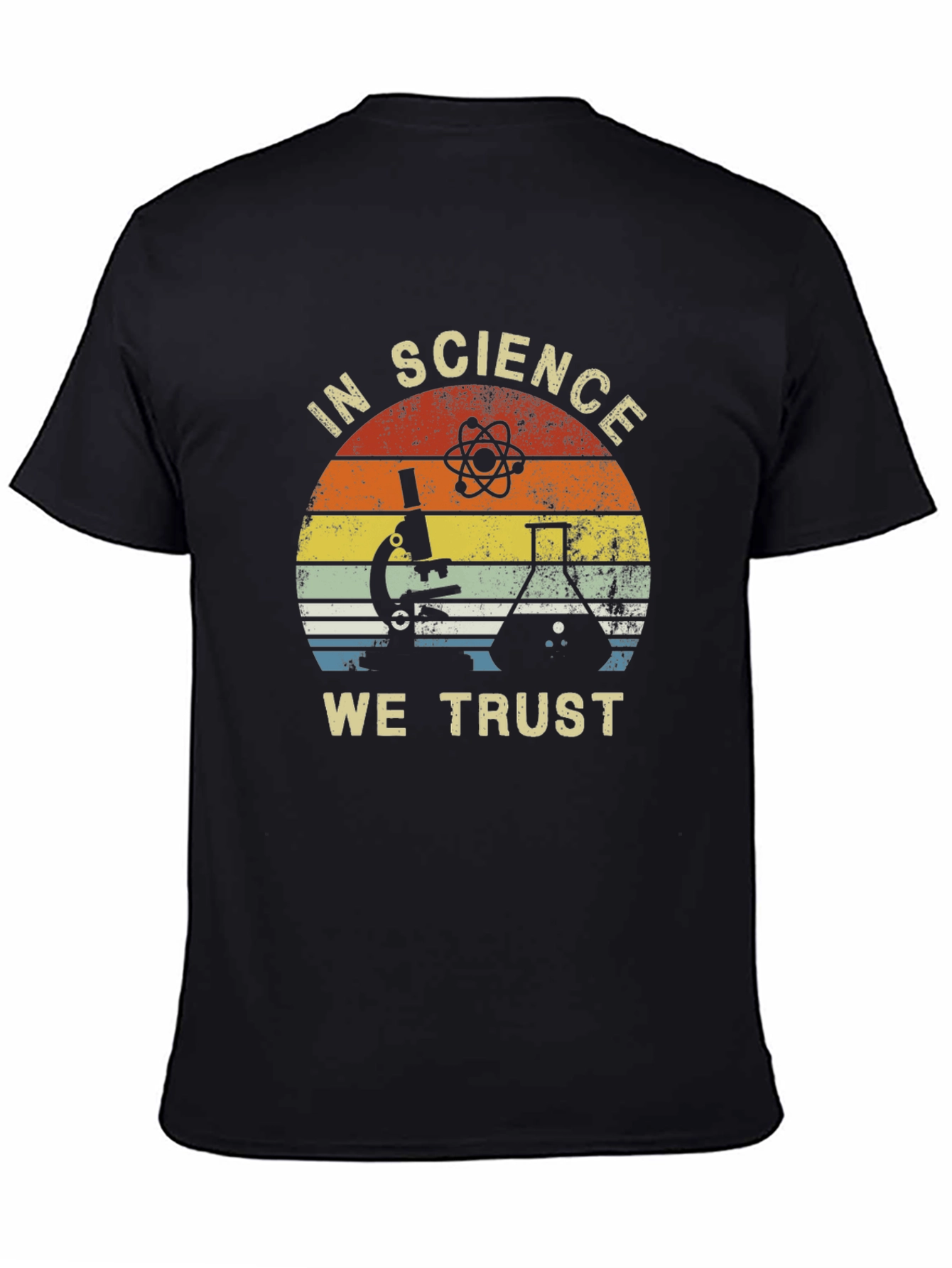 In Science We Trust Black T-Shirt