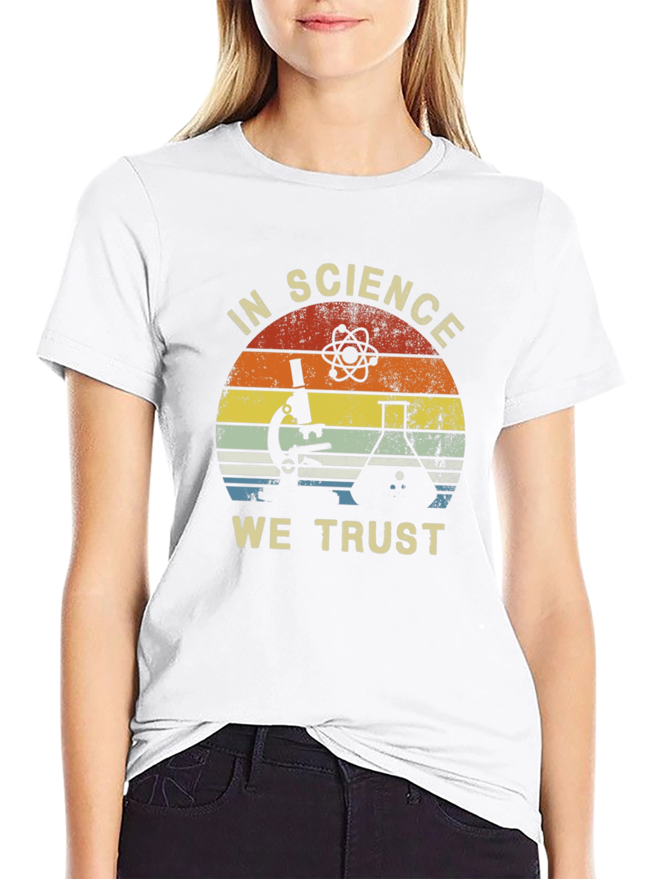 In Science We Trust Black T-Shirt