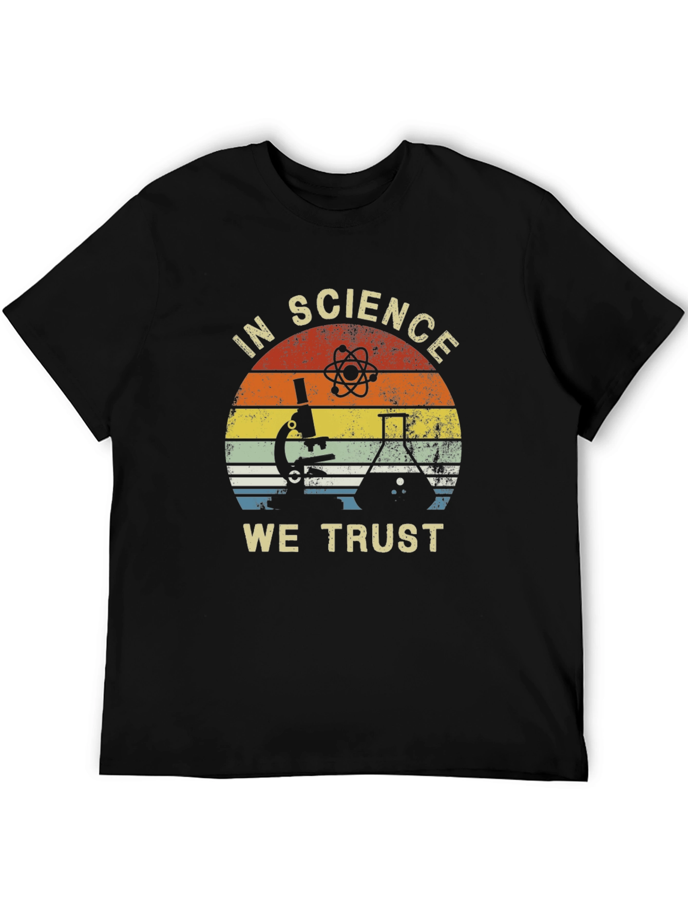 In Science We Trust Black T-Shirt