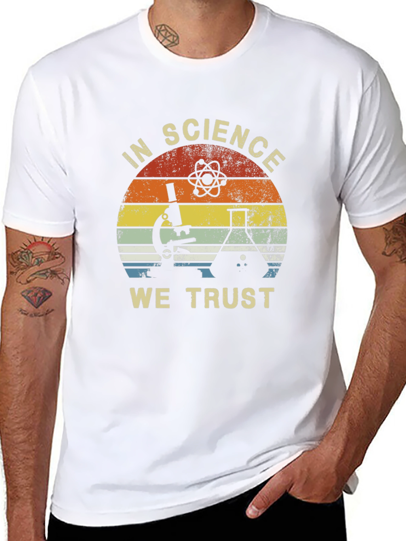 In Science We Trust Black T-Shirt