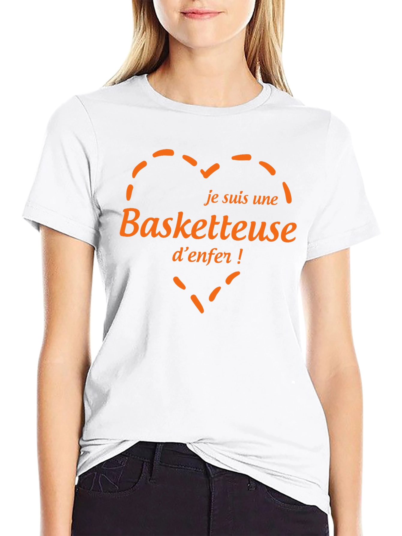 Je suis une Basketteuse denfer! Black T-Shirt