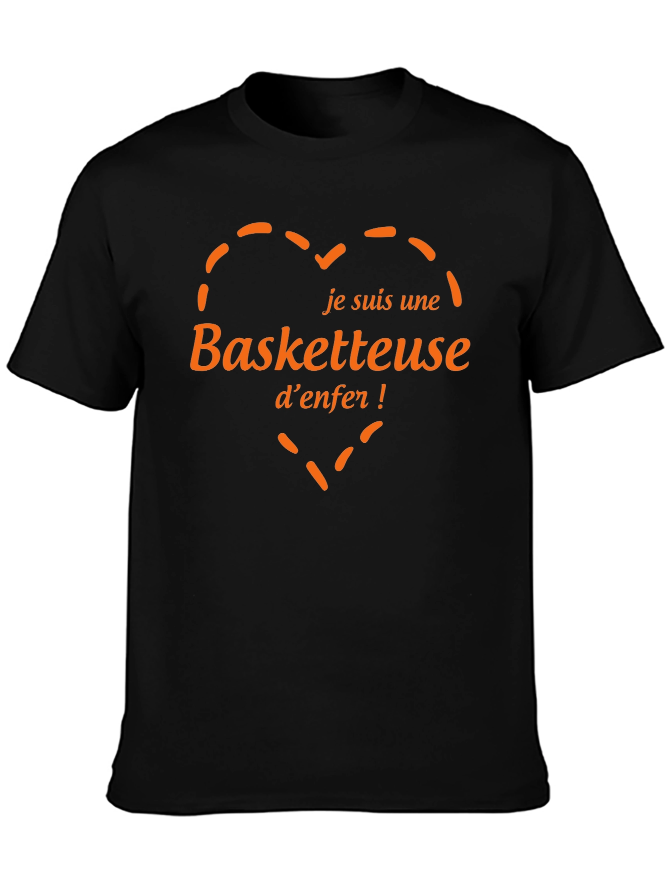 Je suis une Basketteuse denfer! Black T-Shirt