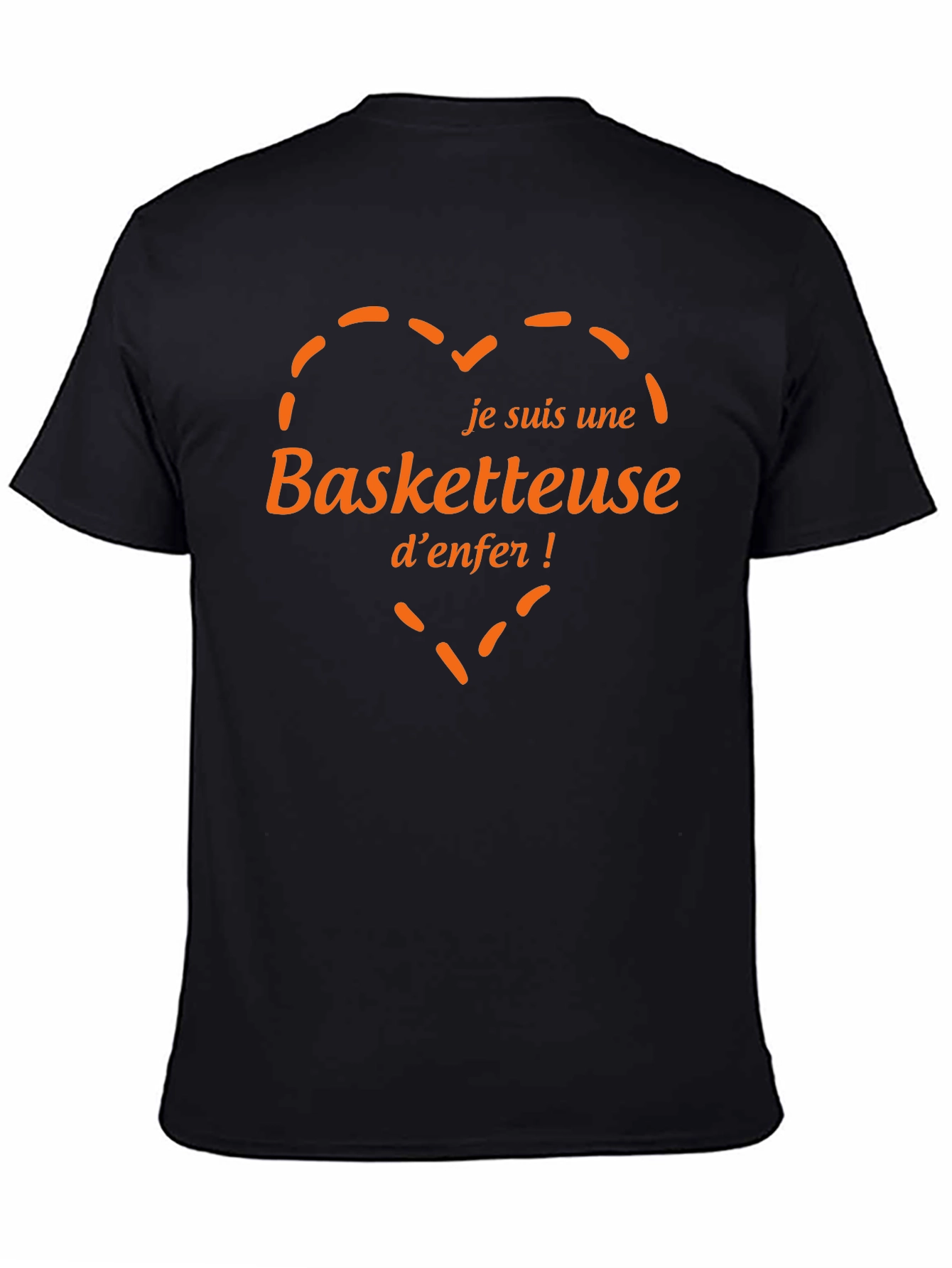 Je suis une Basketteuse denfer! Black T-Shirt