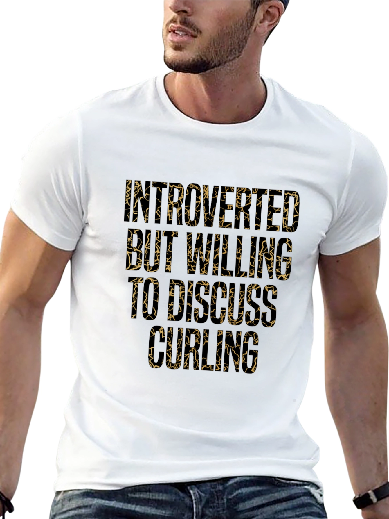 Introverted But Willing to Discuss Curling T-Shirt