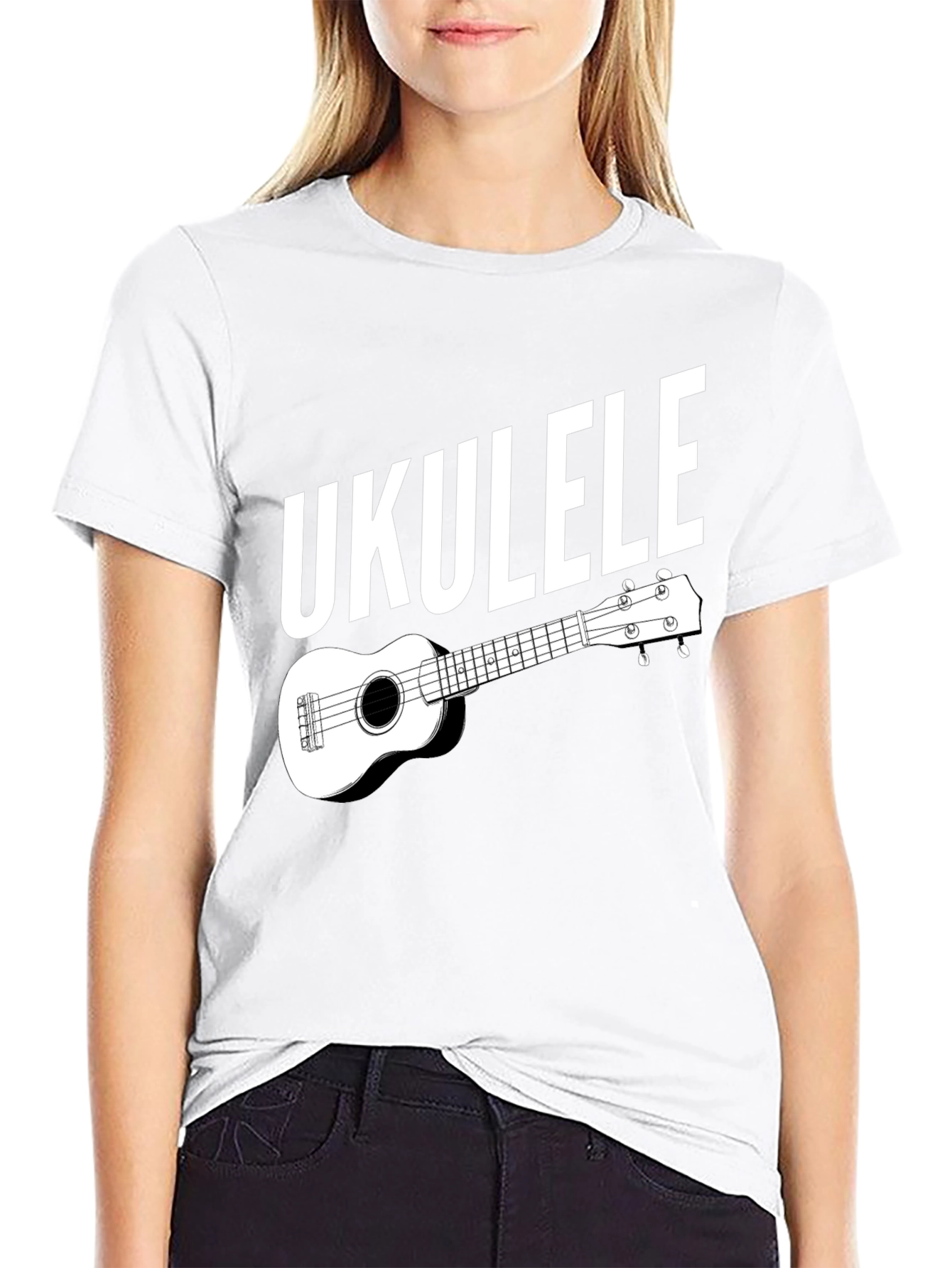 Ukulele Graphic Tee - Music Lover Shirt