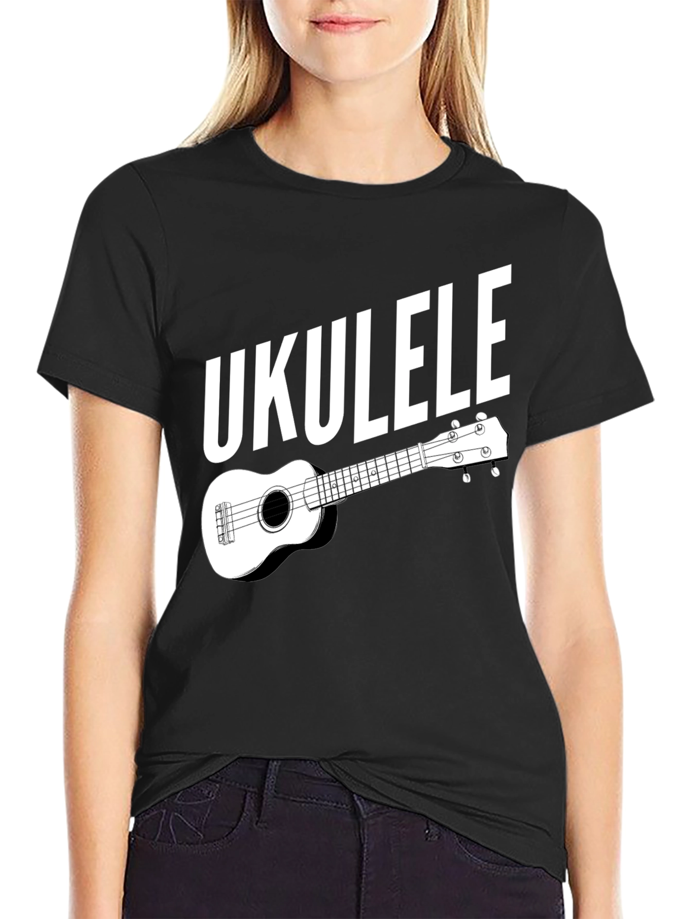 Ukulele Graphic Tee - Music Lover Shirt