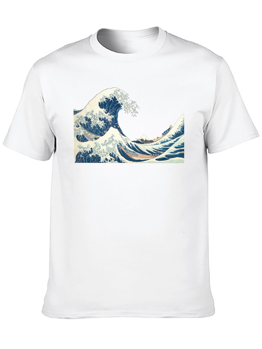 Great Wave Graphic Tee - Classic Japanese Art Shirt
