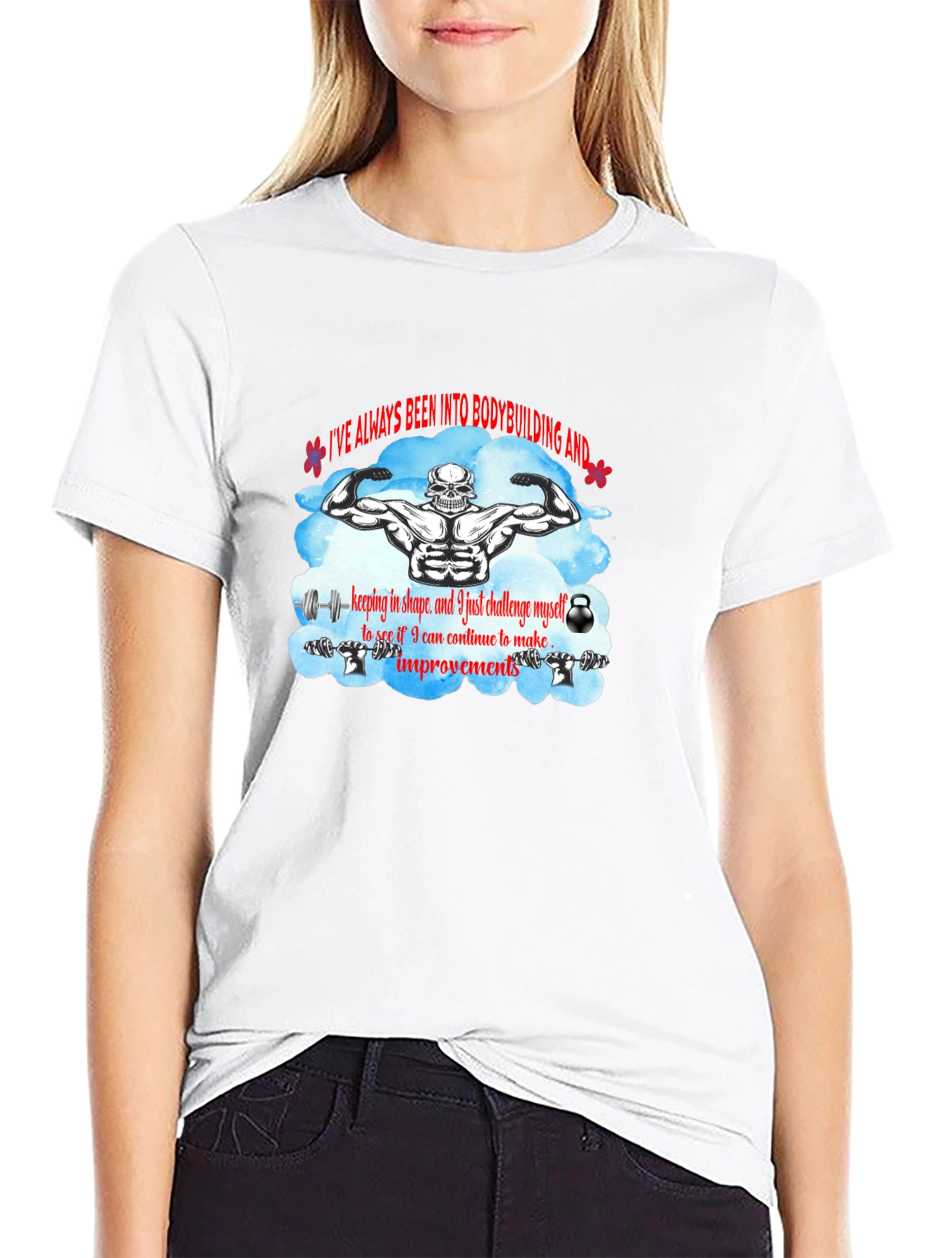 Bodybuilding T-Shirt: Challenge Yourself!