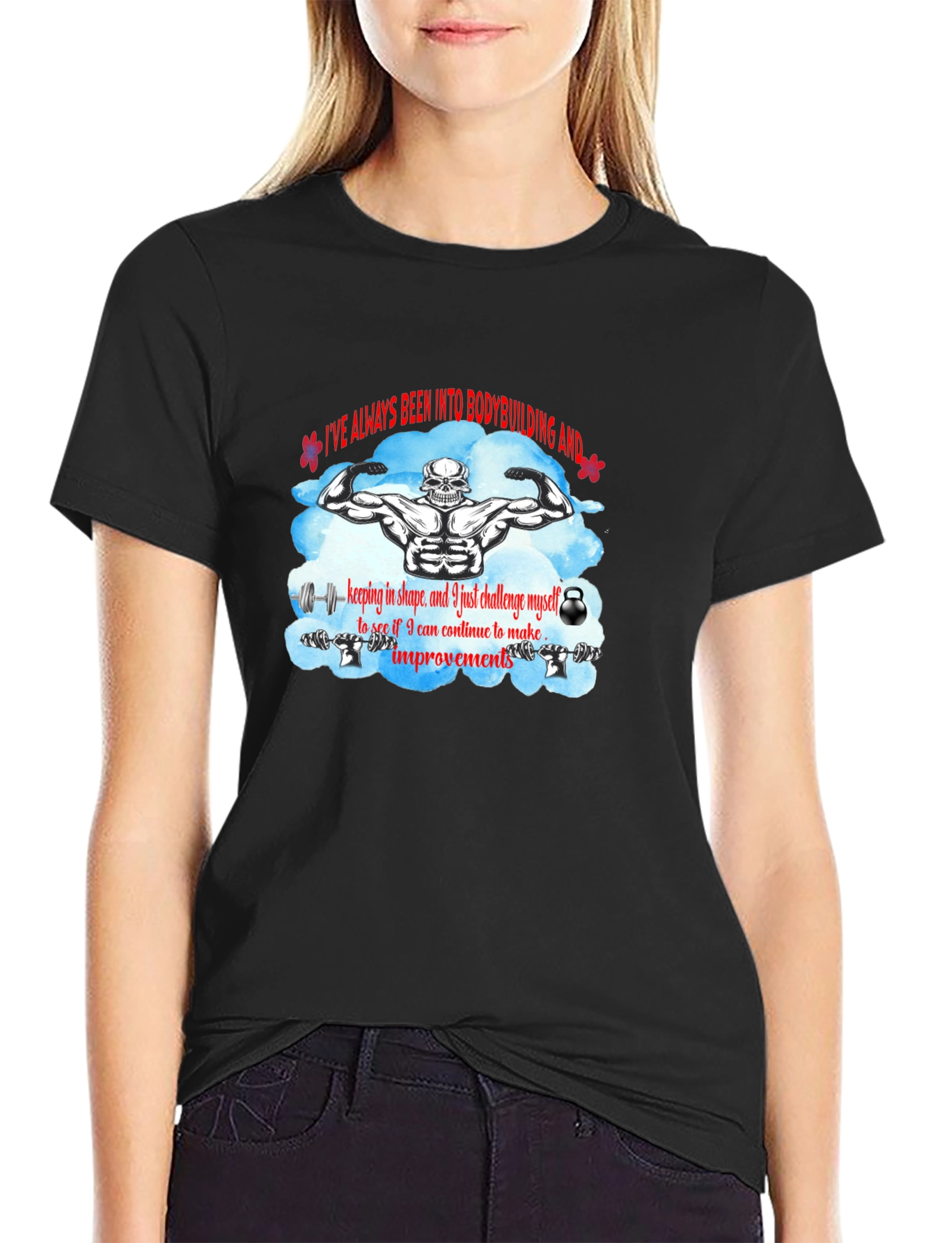 Bodybuilding T-Shirt: Challenge Yourself!