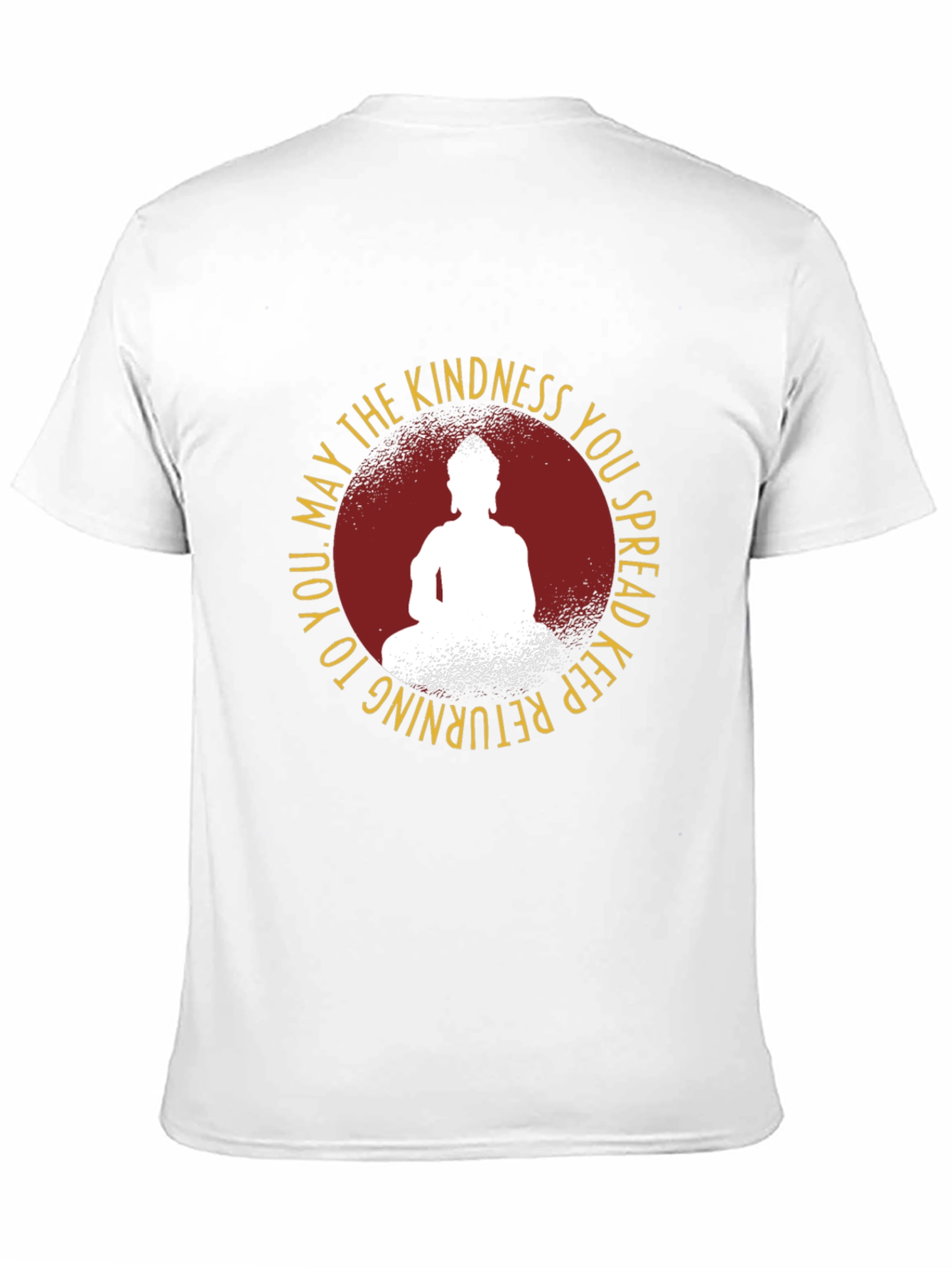 Kindness Buddha Graphic Tee - Black