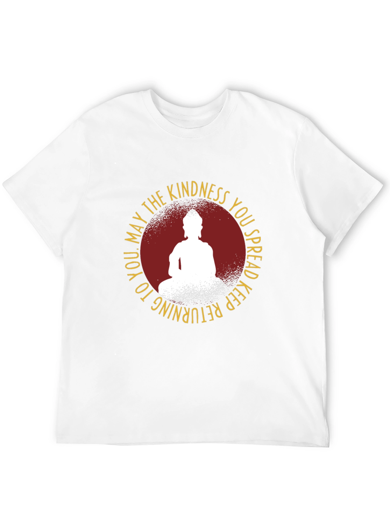 Kindness Buddha Graphic Tee - Black