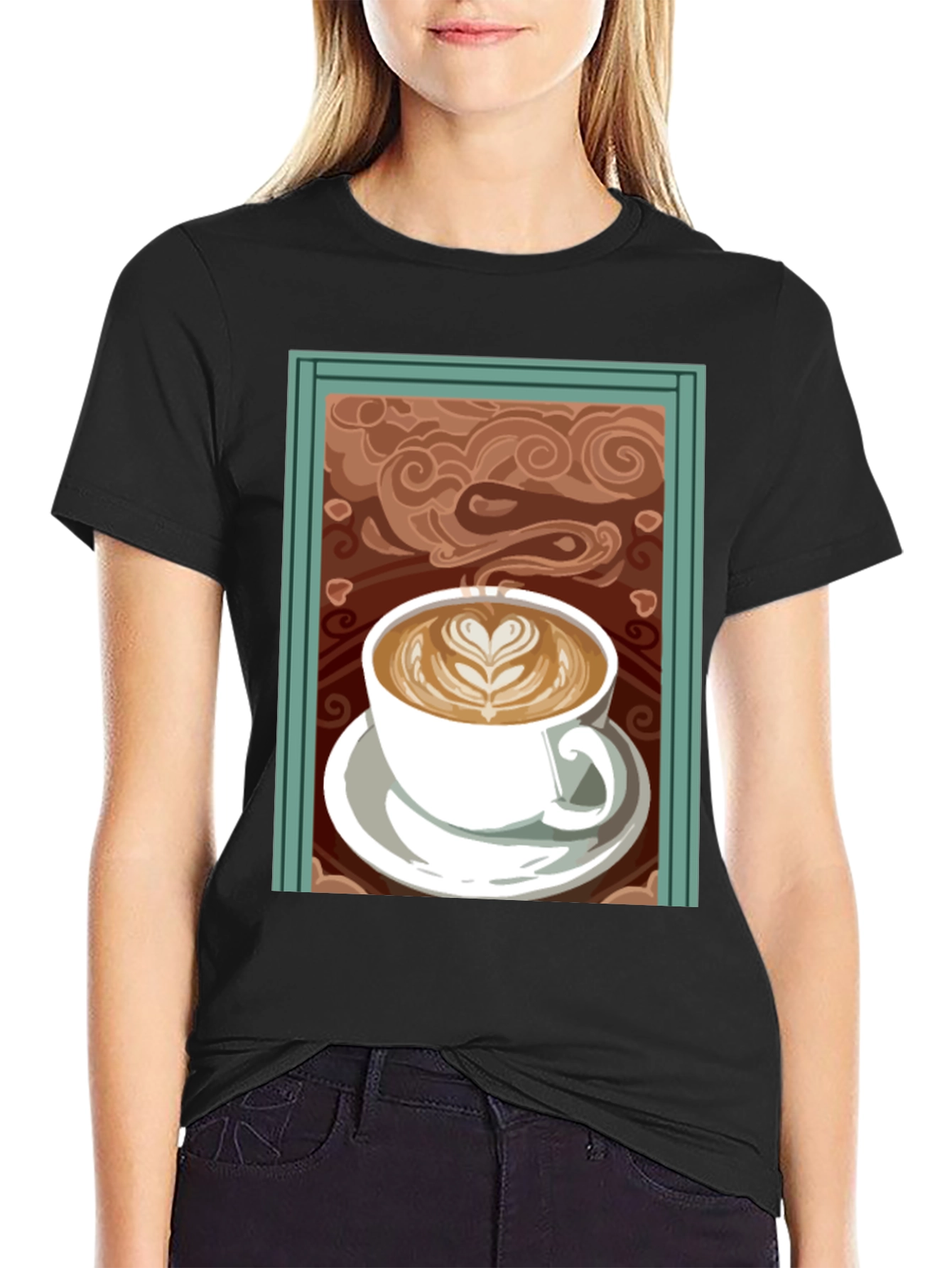 Coffee Art Graphic Tee