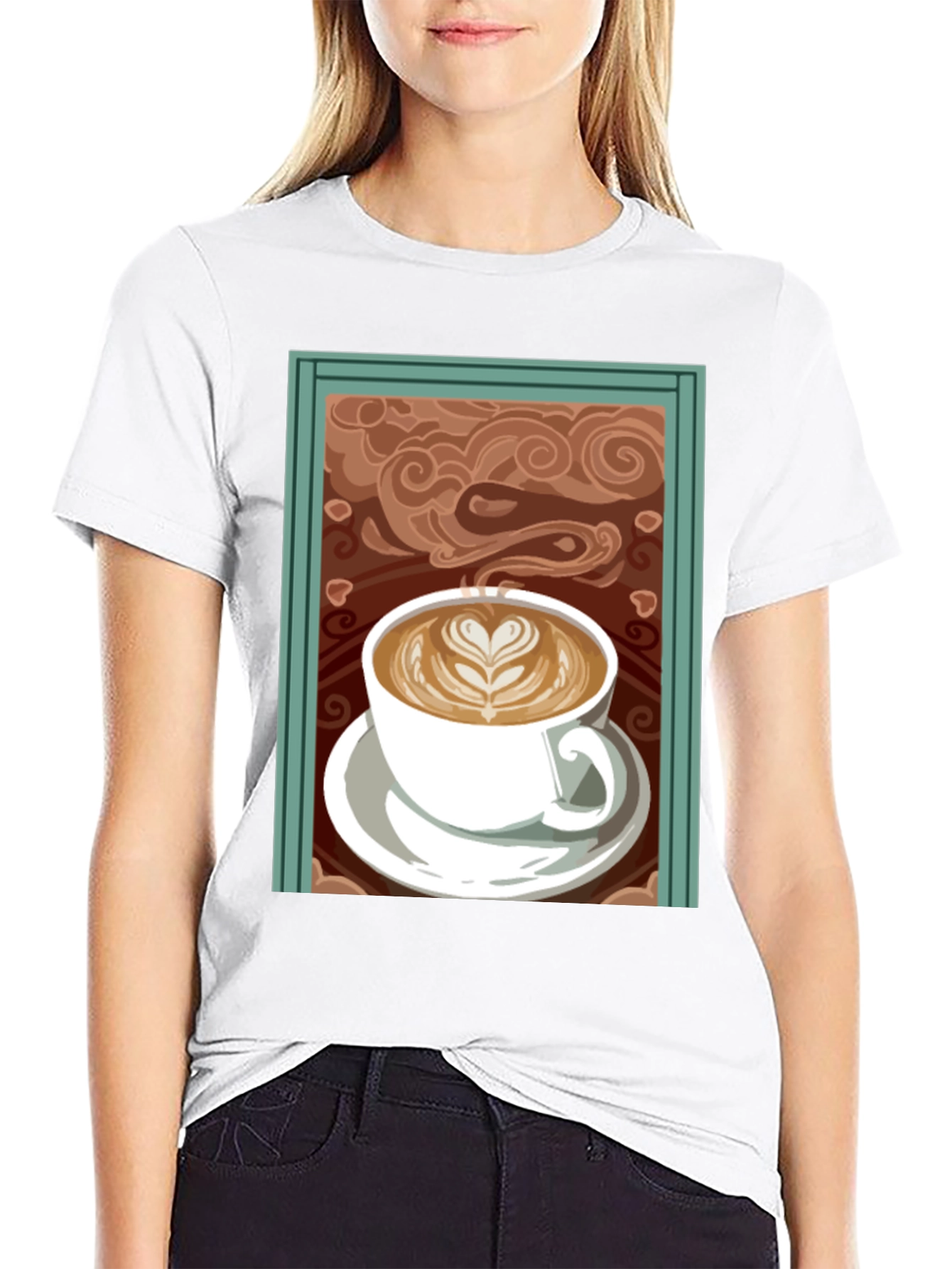 Coffee Art Graphic Tee