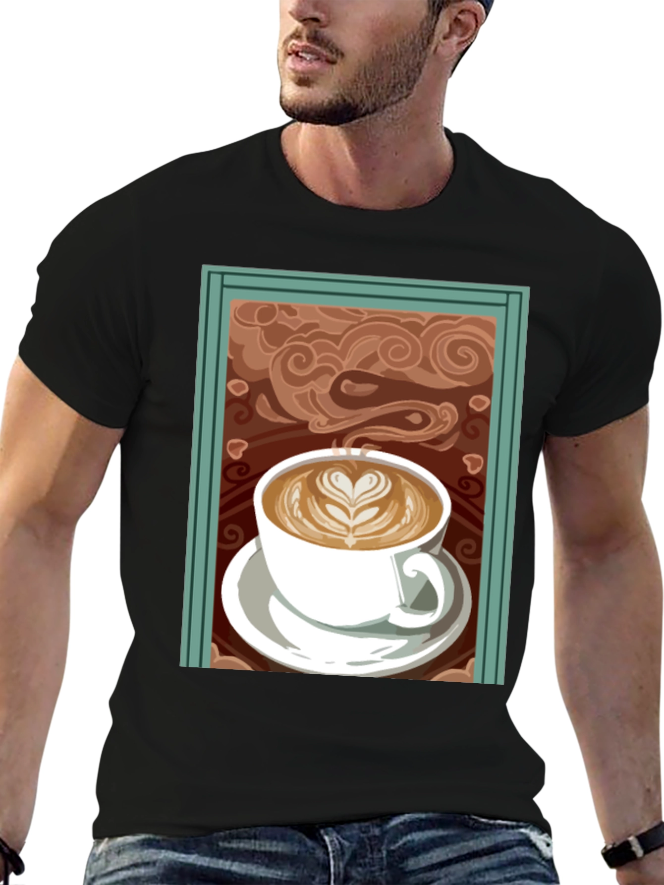 Coffee Art Graphic Tee