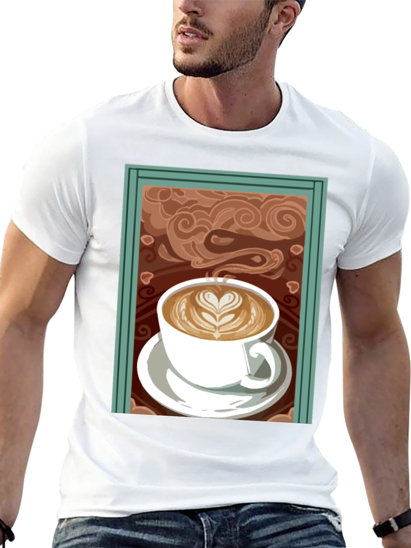 Coffee Art Graphic Tee