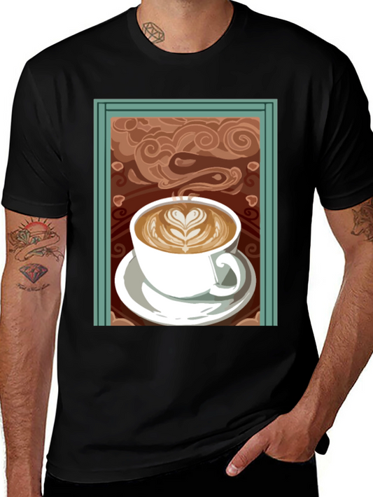 Coffee Art Graphic Tee