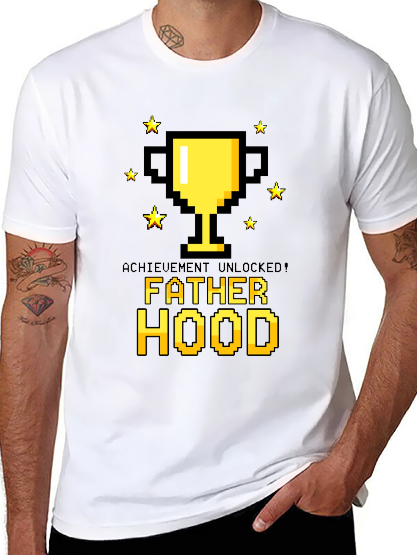 Achievement Unlocked Fatherhood T-Shirt