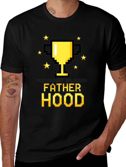 Achievement Unlocked Fatherhood T-Shirt