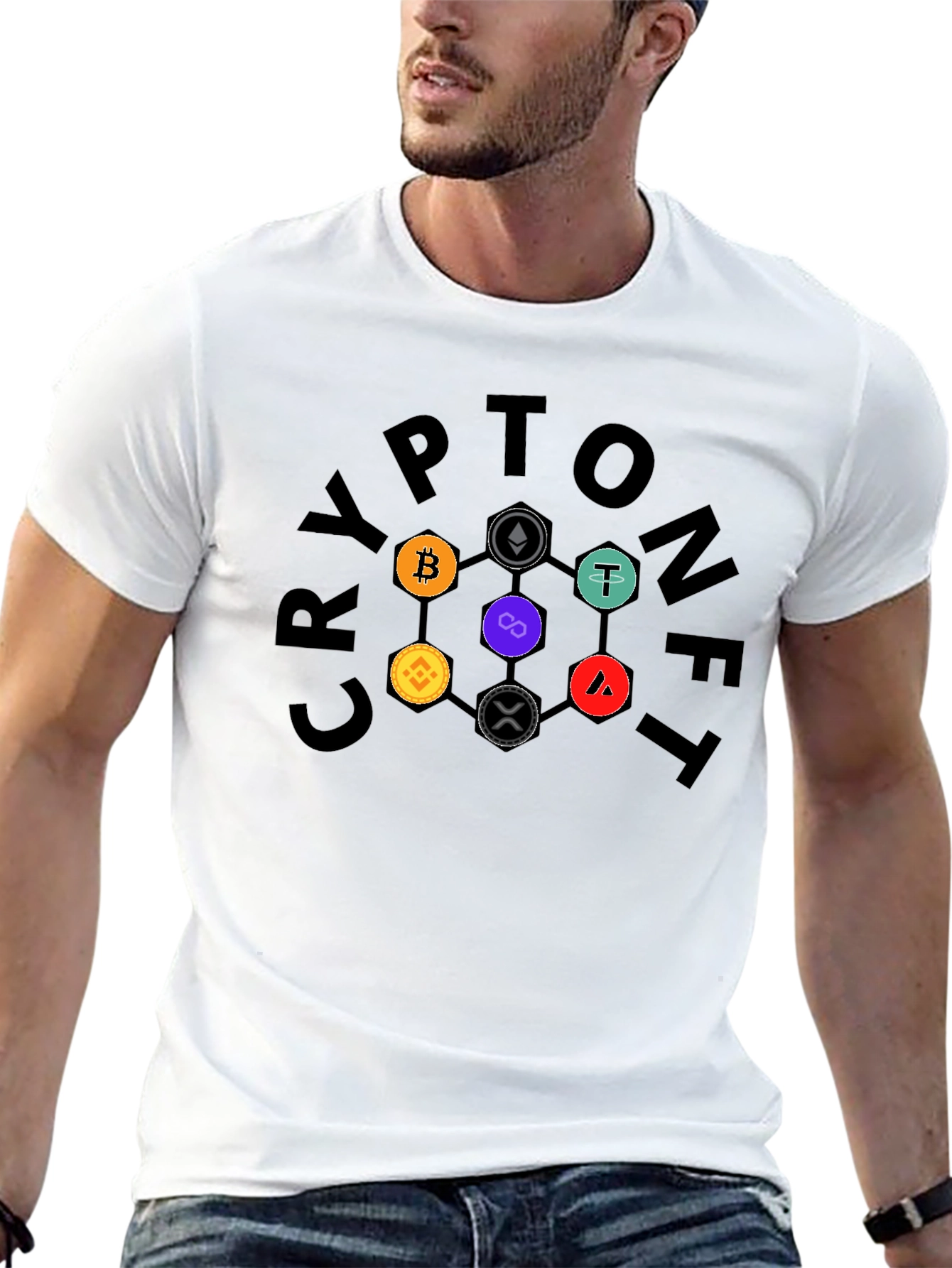 Crypto NFT T-Shirt - Blockchain Style