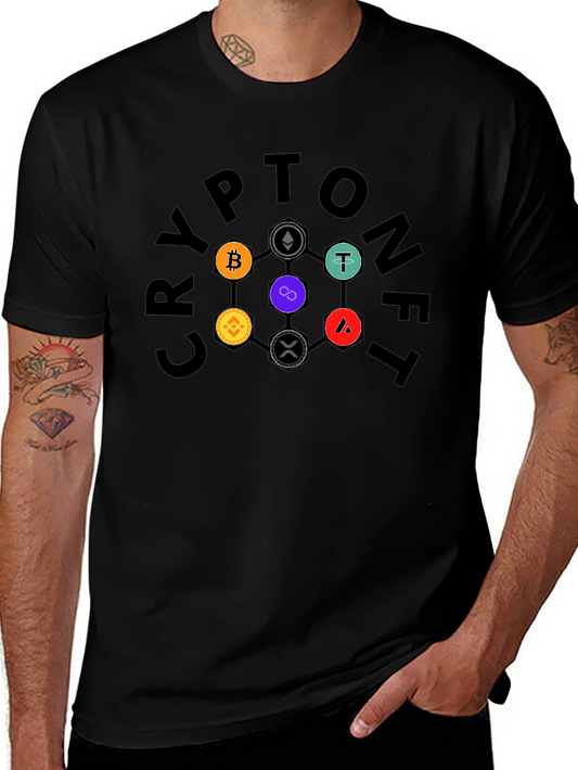 Crypto NFT T-Shirt - Blockchain Style