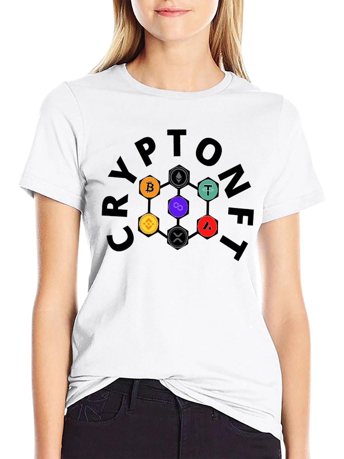 Crypto NFT T-Shirt - Blockchain Style