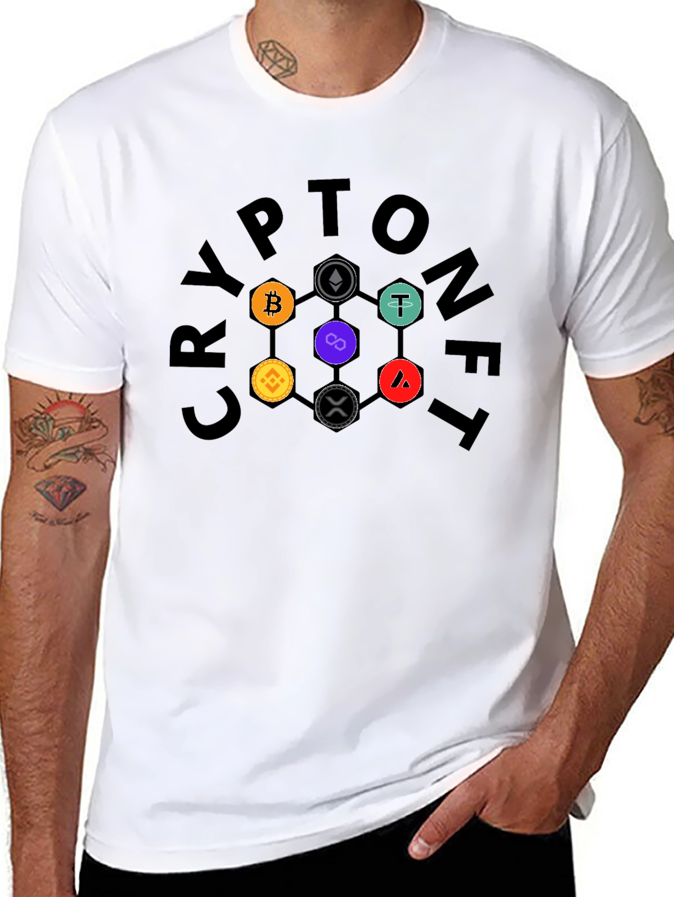 Crypto NFT T-Shirt - Blockchain Style