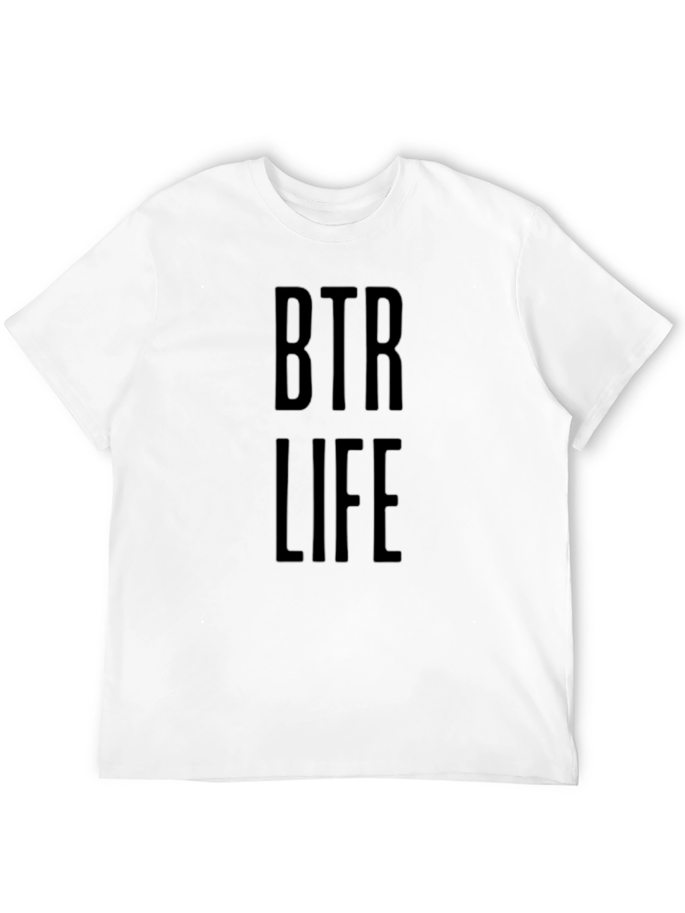 BTR Life T-Shirt - Black Cotton Tee