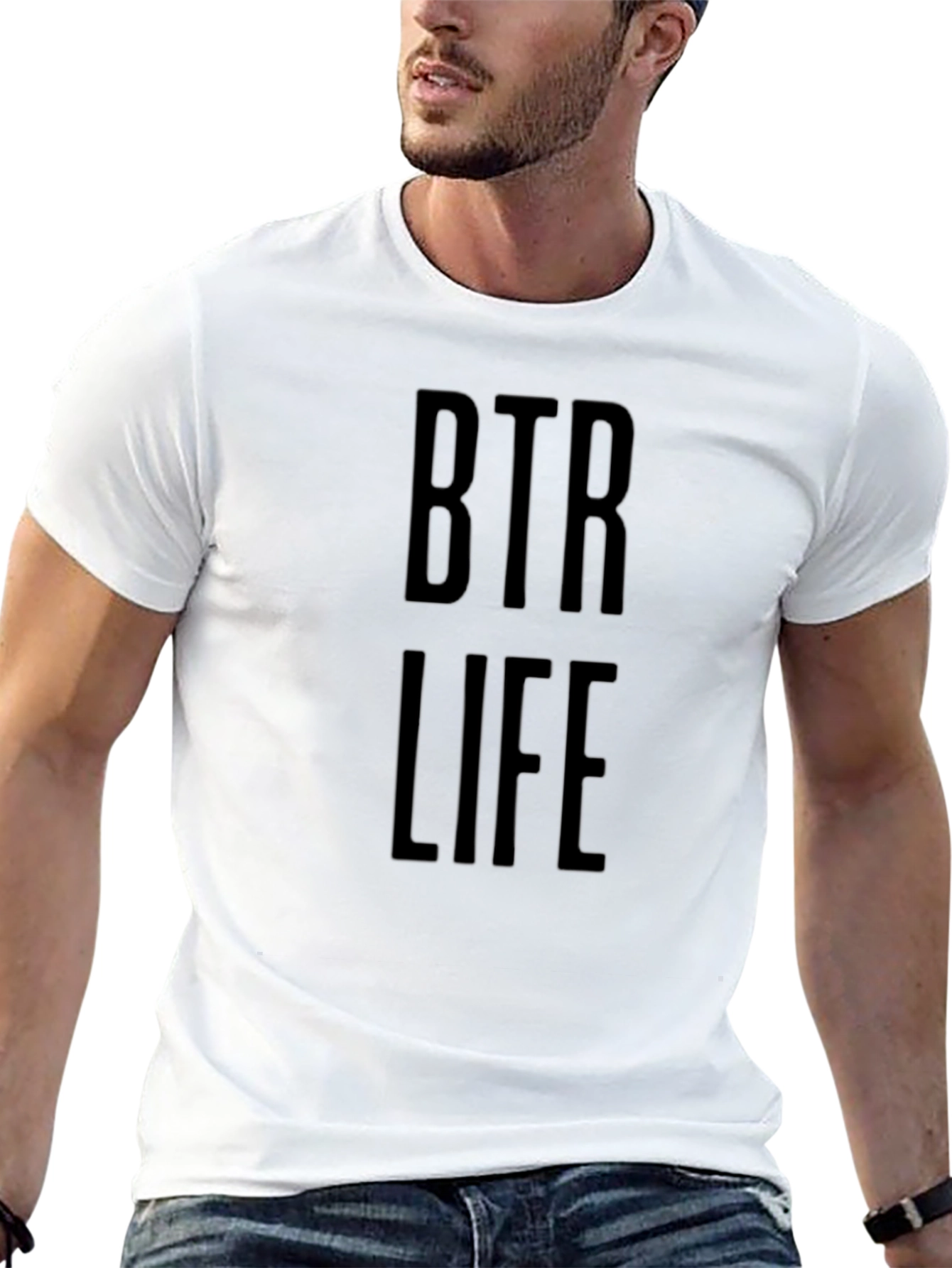 BTR Life T-Shirt - Black Cotton Tee
