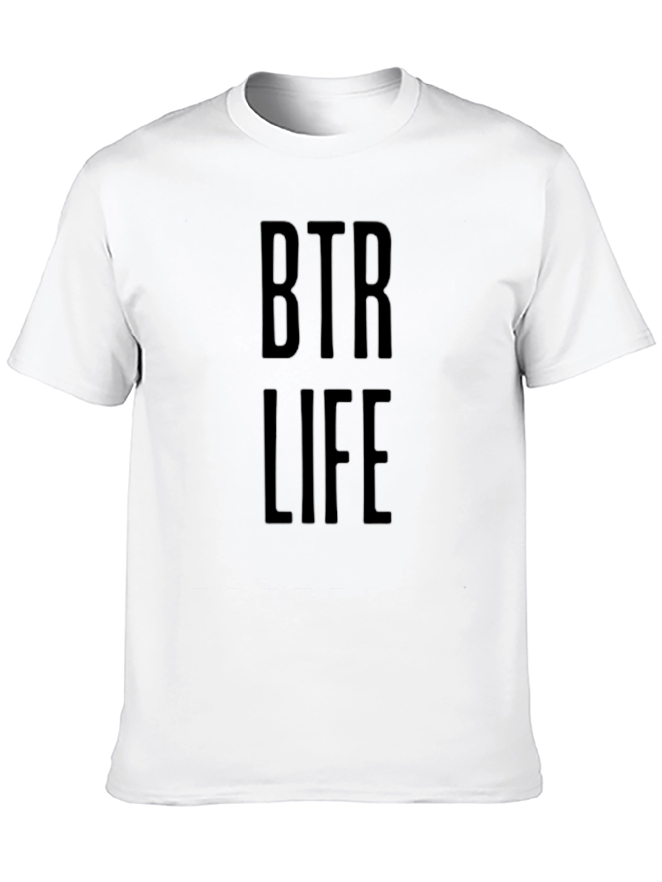 BTR Life T-Shirt - Black Cotton Tee