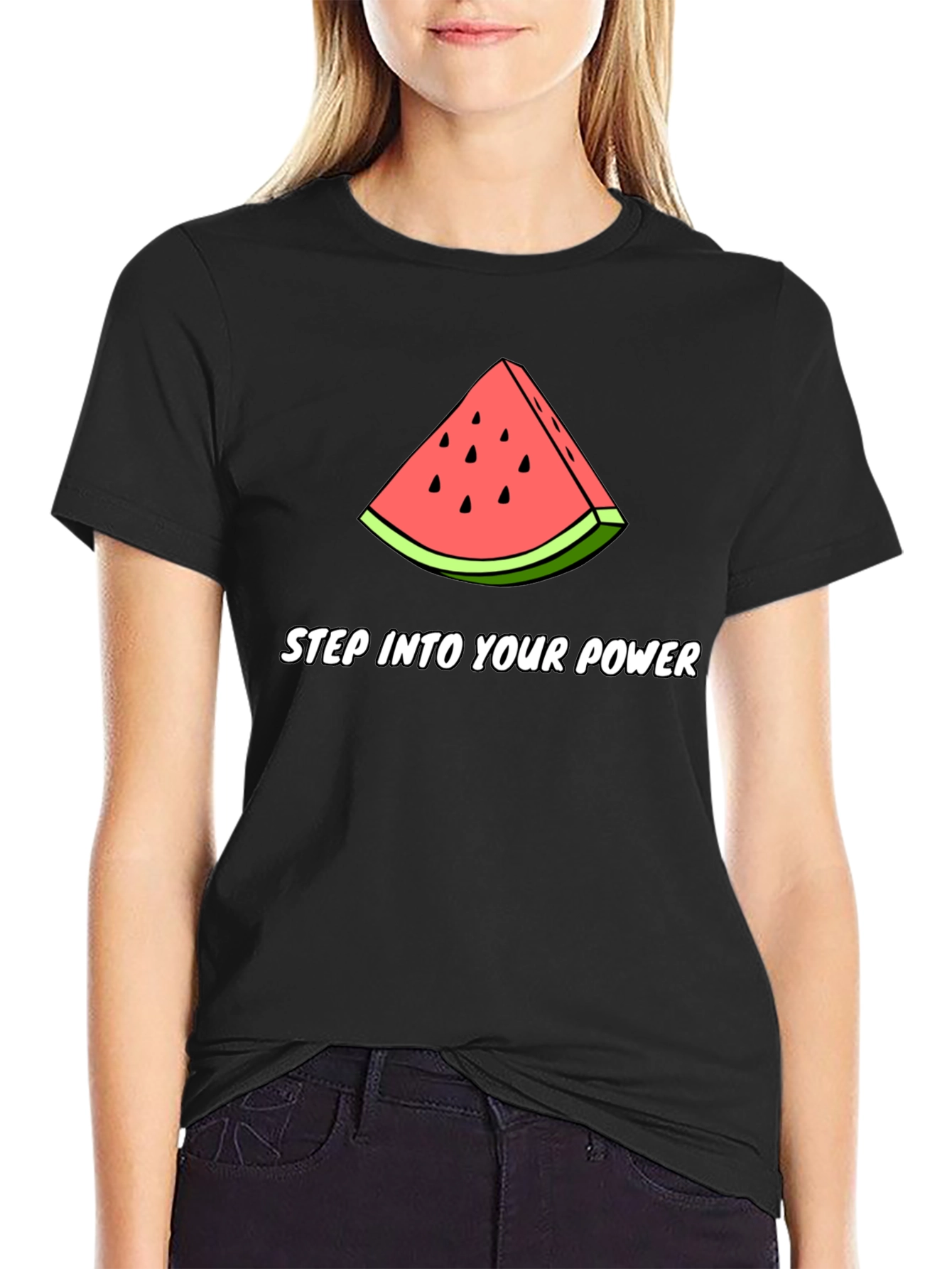 Step Into Your Power Watermelon Graphic Tee