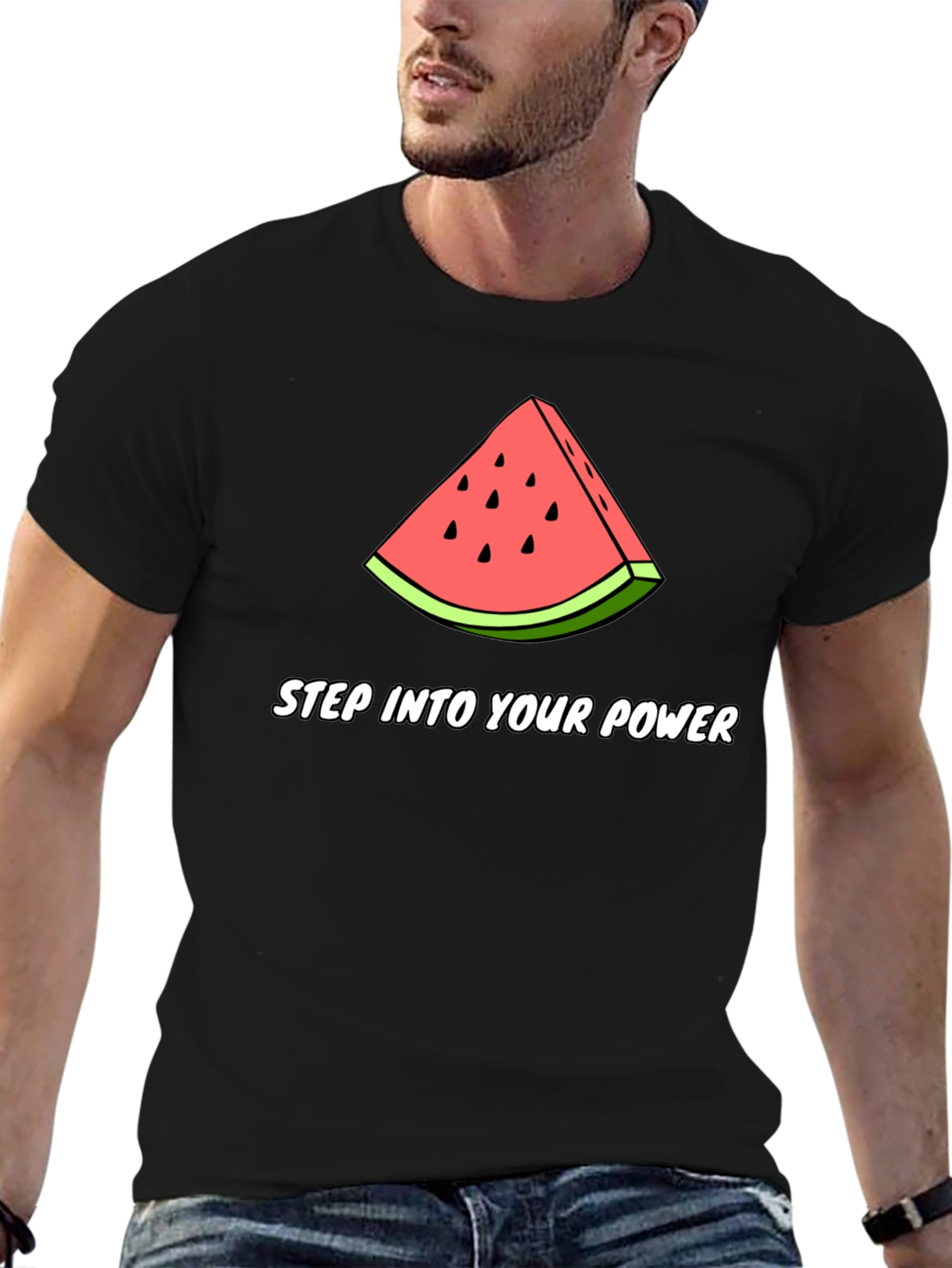 Step Into Your Power Watermelon Graphic Tee