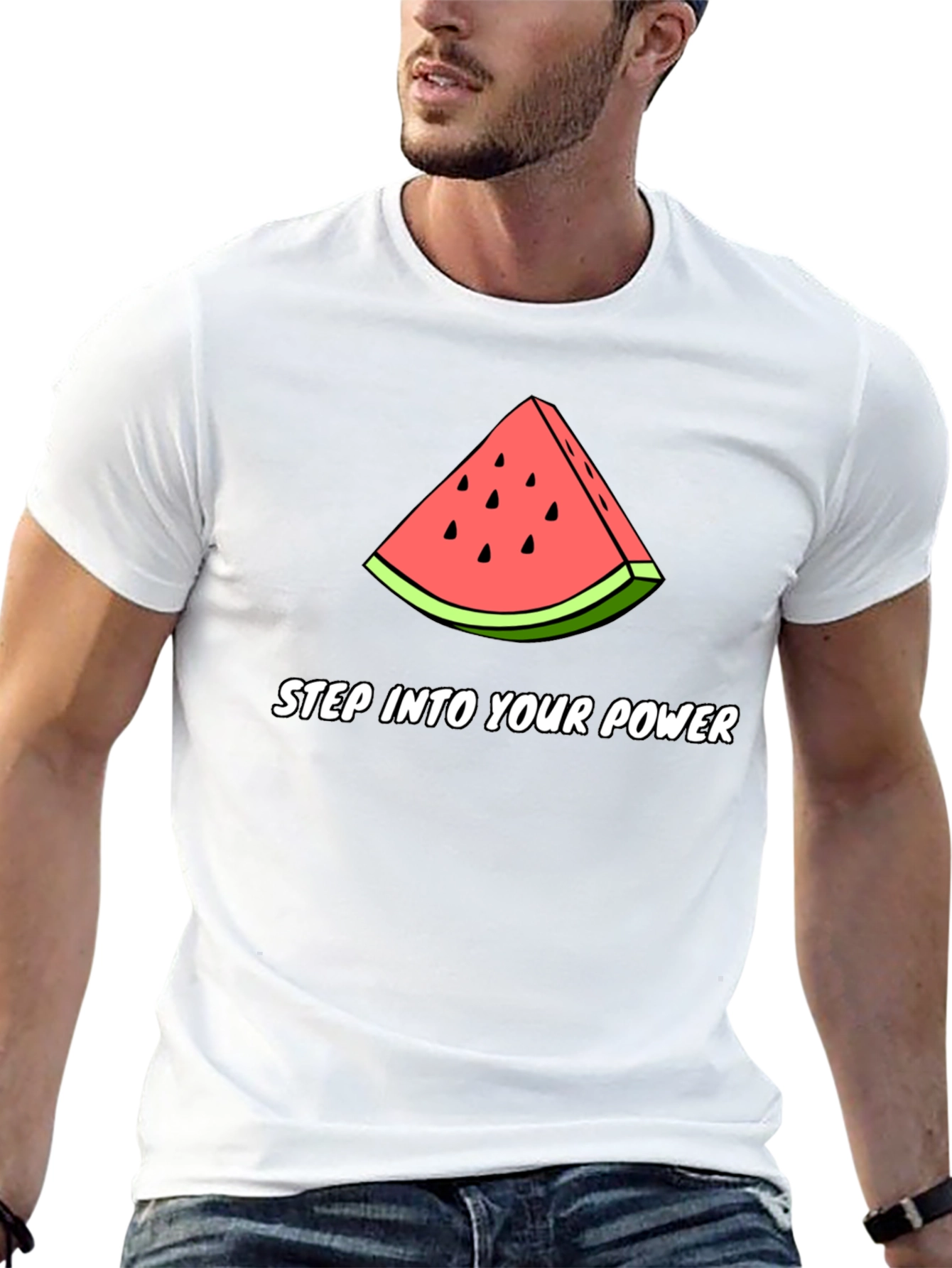 Step Into Your Power Watermelon Graphic Tee