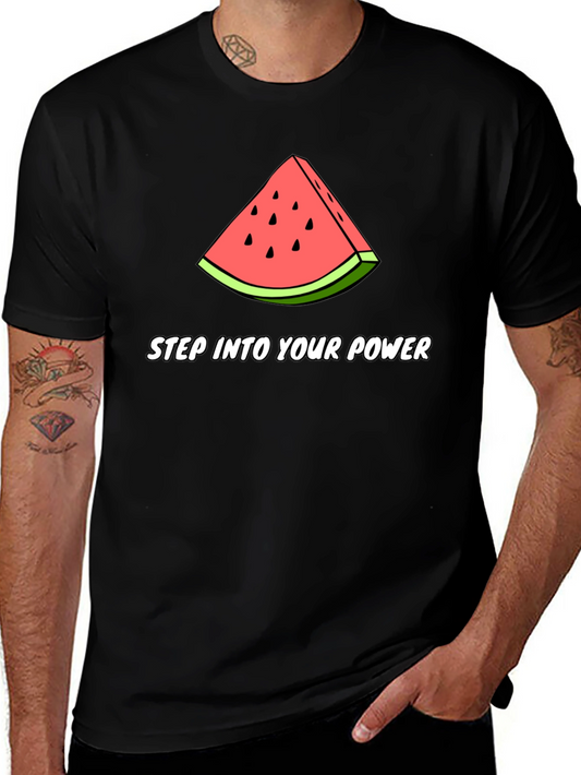 Step Into Your Power Watermelon Graphic Tee