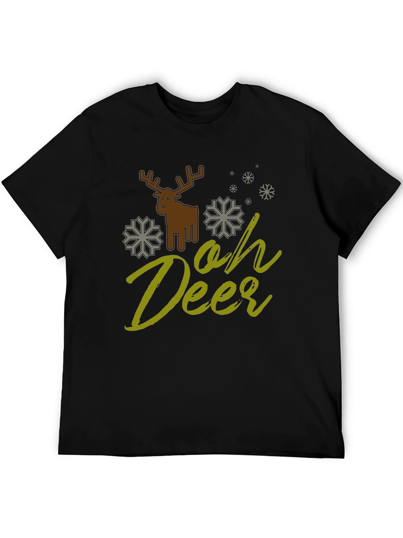 Oh Deer Graphic Tee - Holiday Cheer