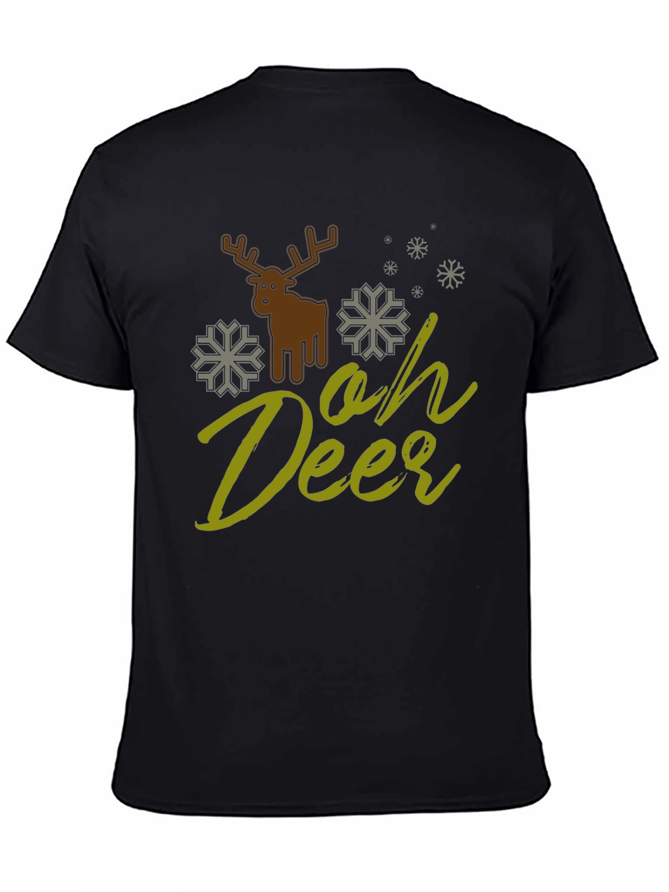 Oh Deer Graphic Tee - Holiday Cheer