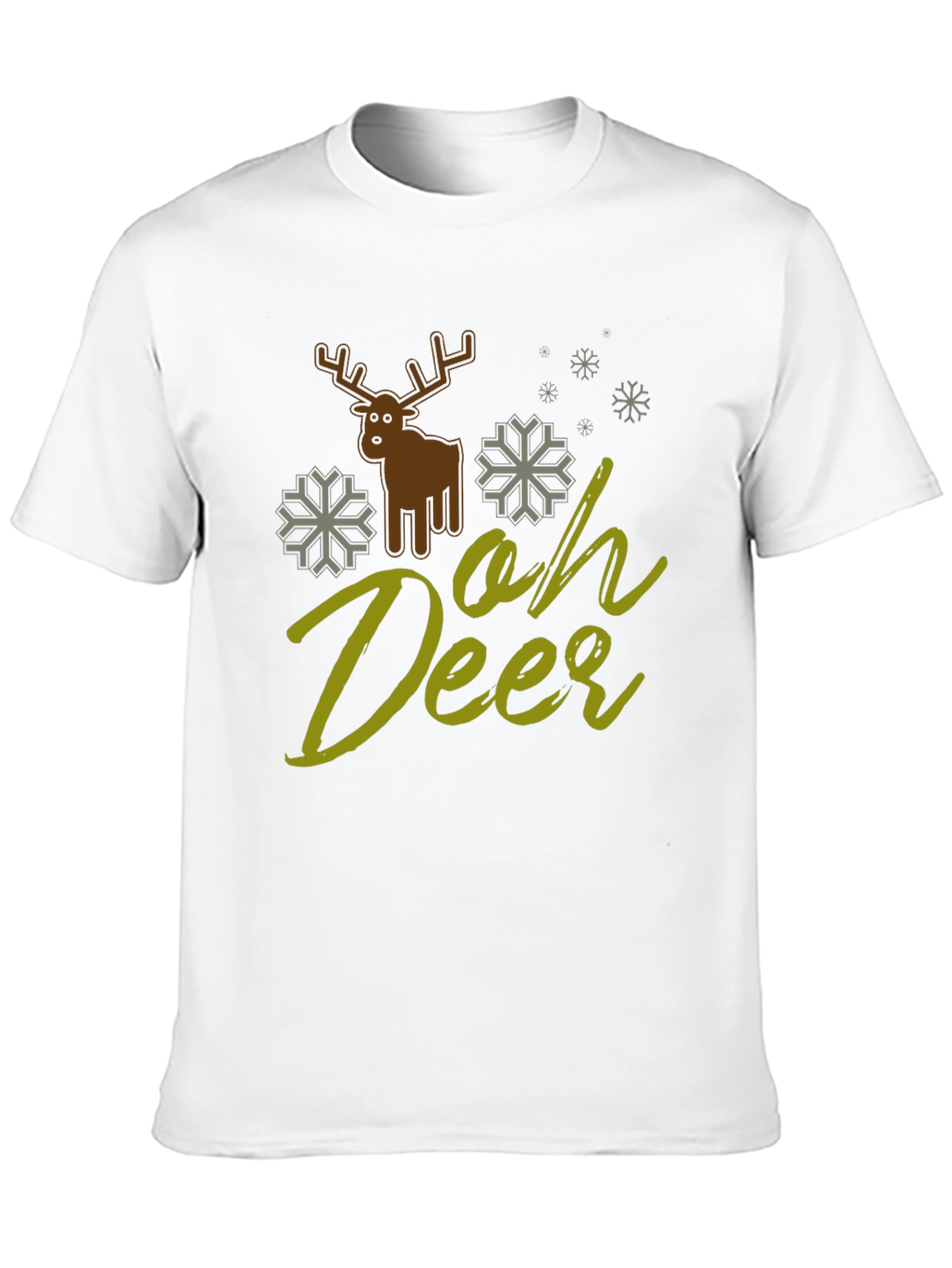 Oh Deer Graphic Tee - Holiday Cheer