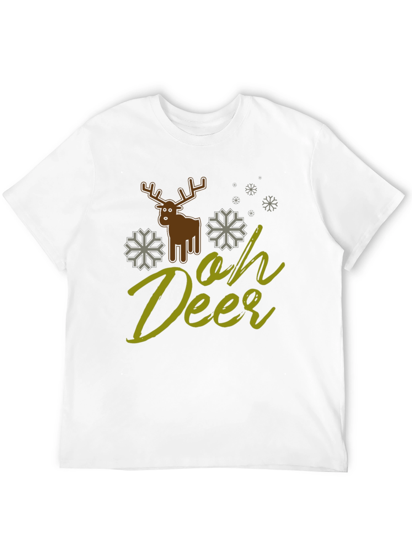 Oh Deer Graphic Tee - Holiday Cheer