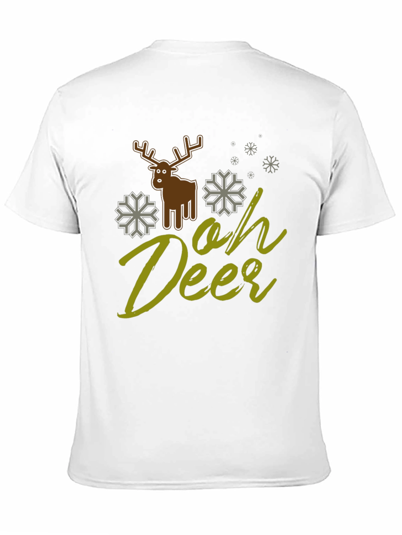 Oh Deer Graphic Tee - Holiday Cheer