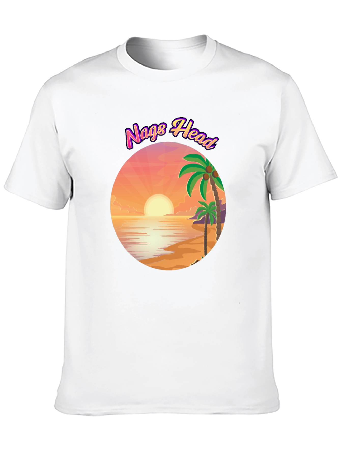 Nags Head Beach Graphic T-Shirt