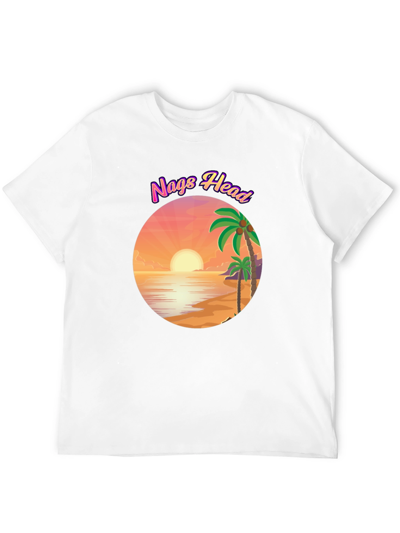 Nags Head Beach Graphic T-Shirt