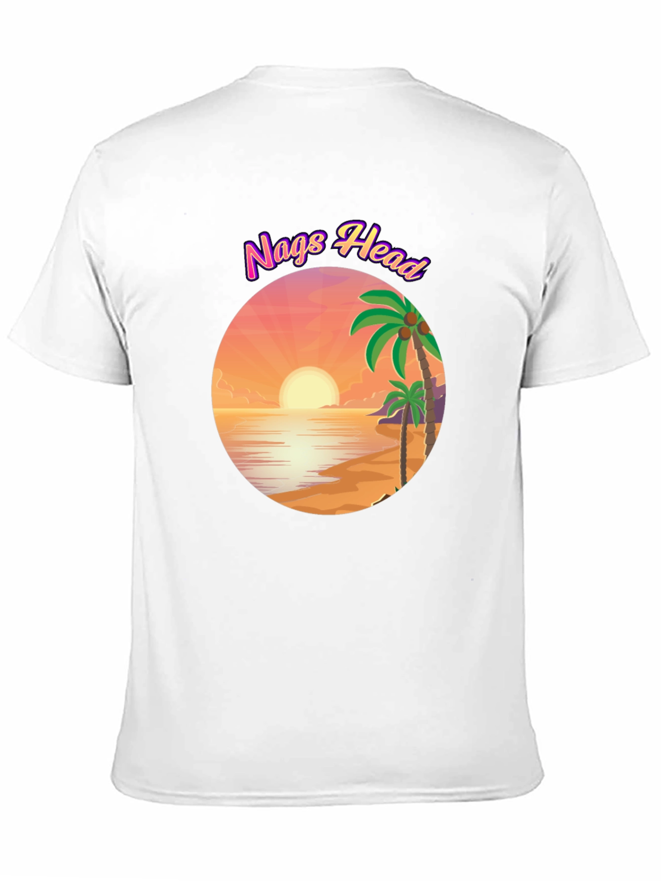 Nags Head Beach Graphic T-Shirt