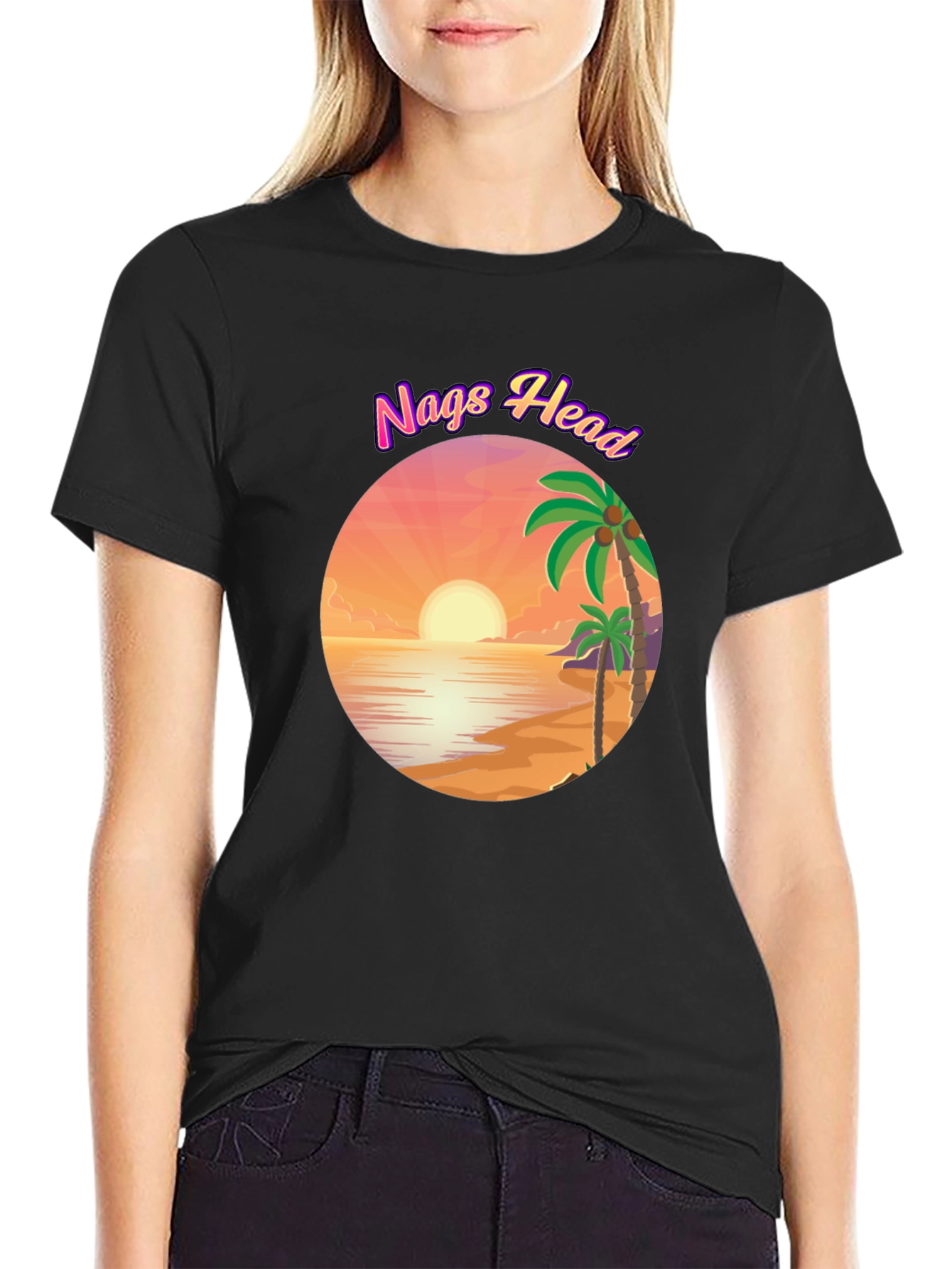 Nags Head Beach Graphic T-Shirt