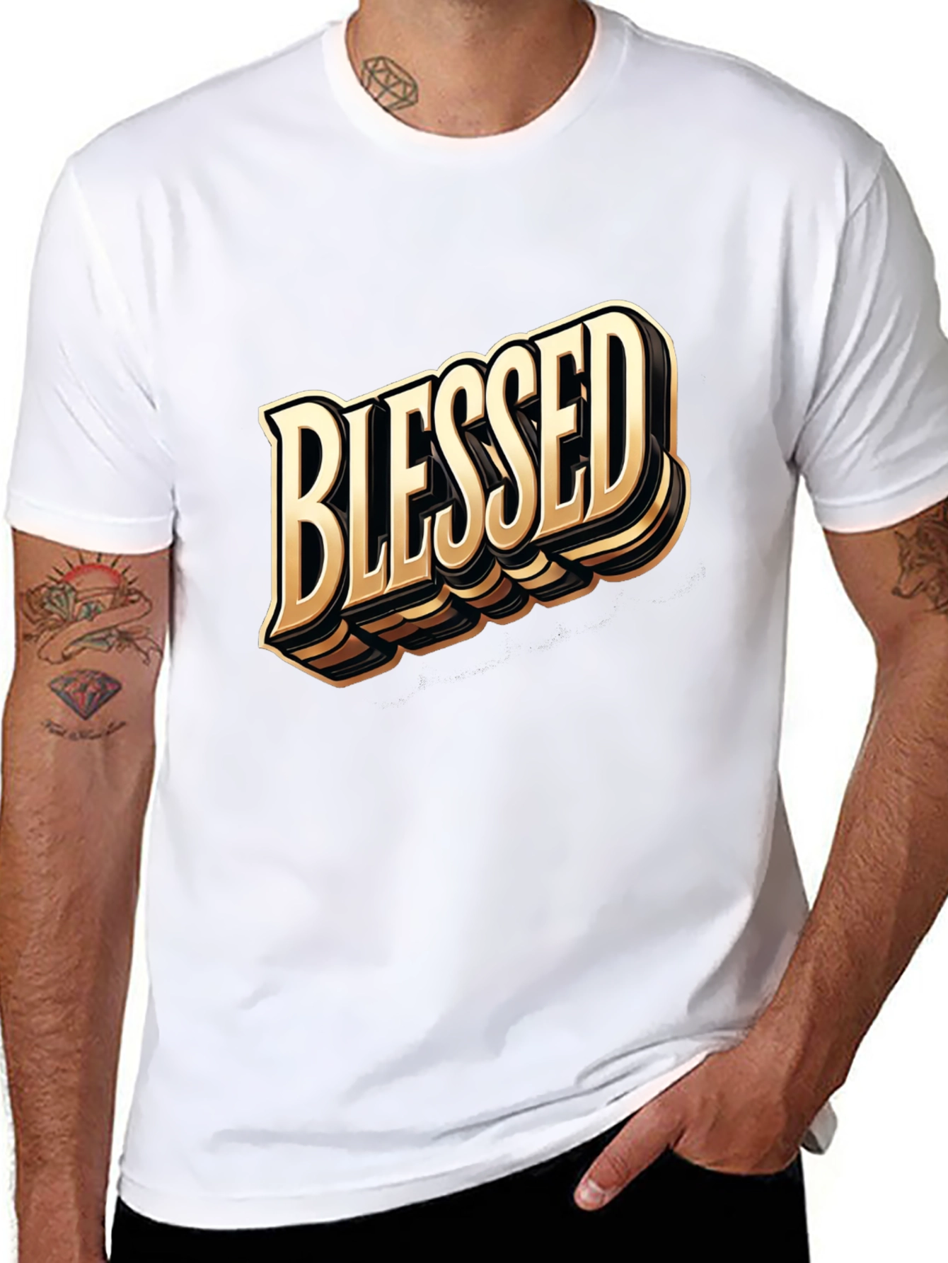 Blessed Graphic T-Shirt - Menswear