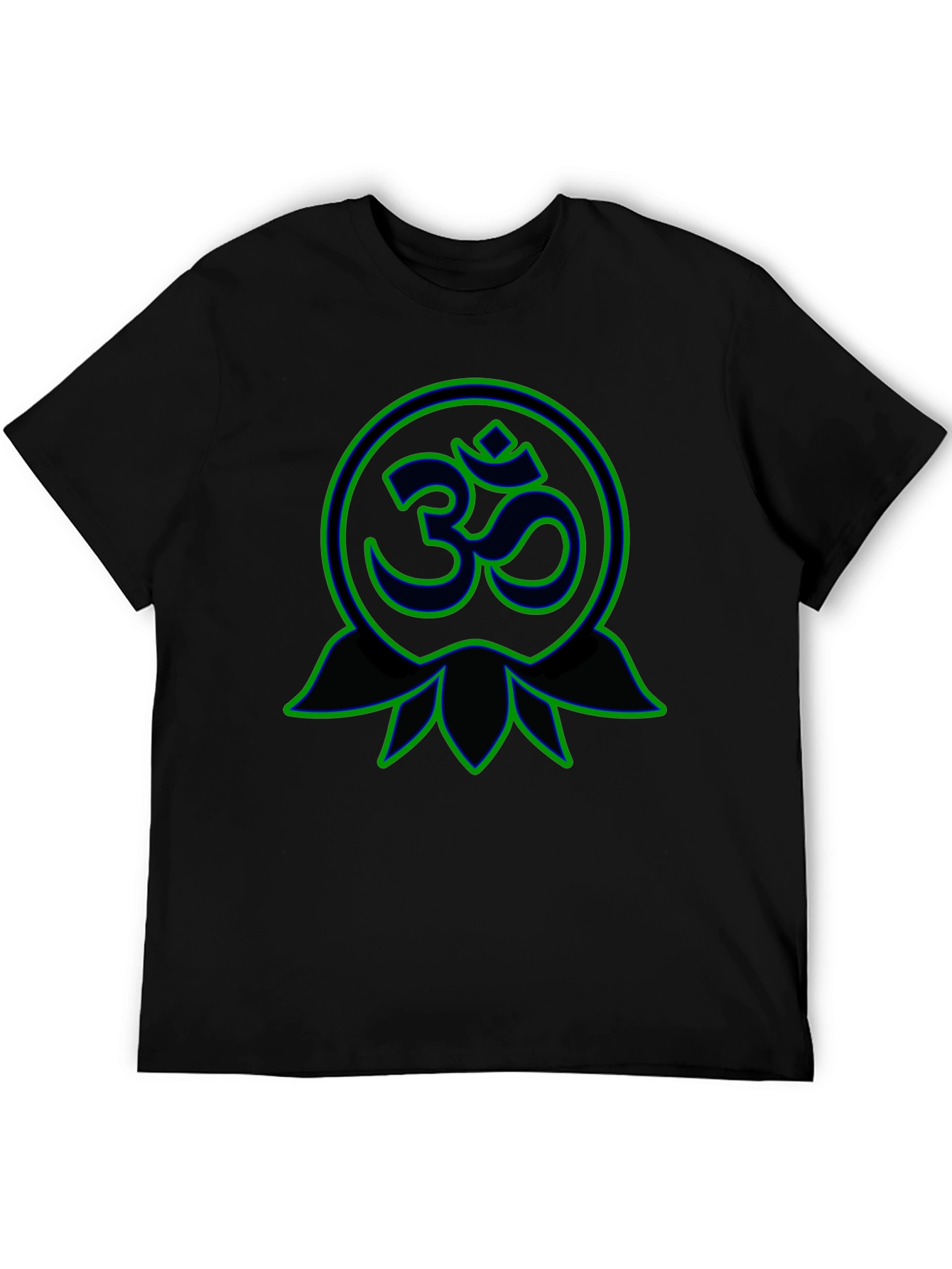 Om Lotus Graphic Tee - Spiritual Symbol Shirt