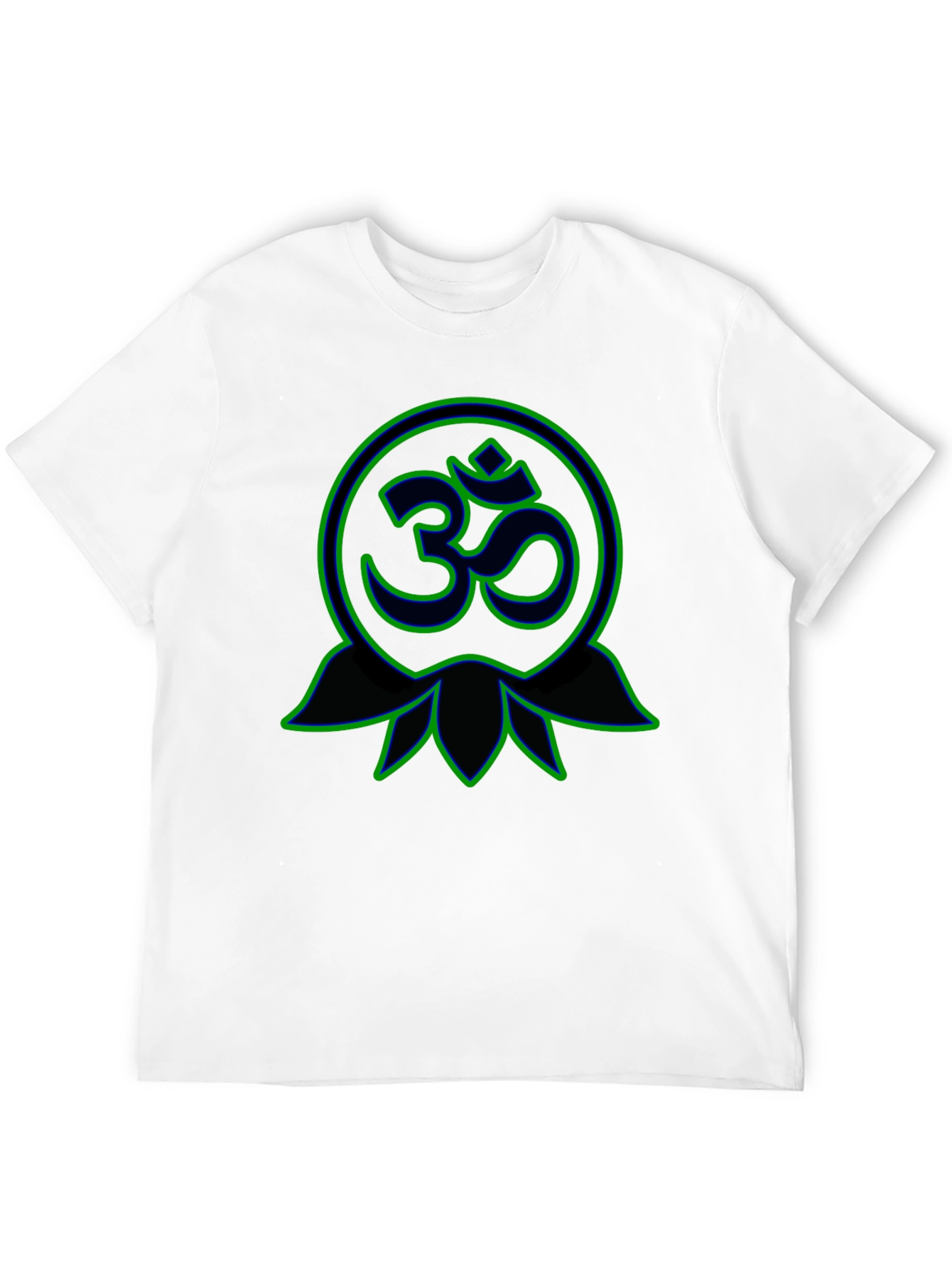 Om Lotus Graphic Tee - Spiritual Symbol Shirt
